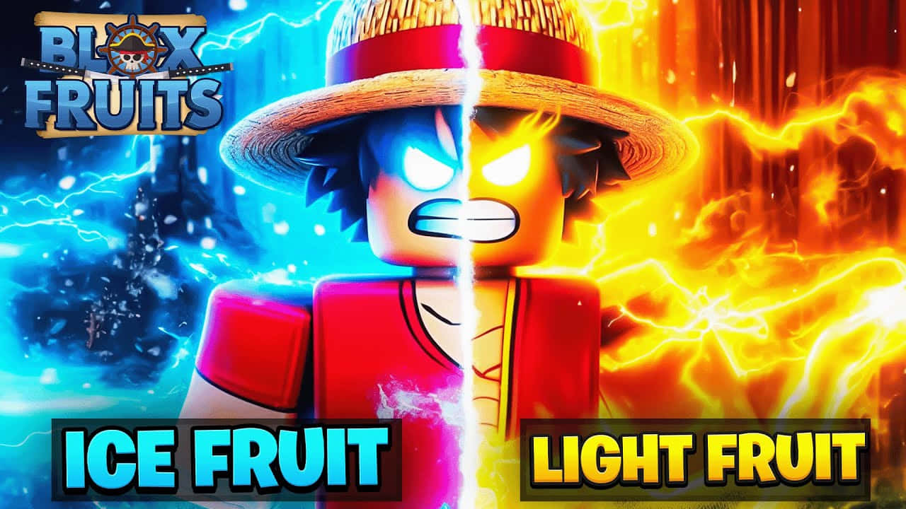 Blox Fruits, ice powers, light powers, HD Desktop Wallpaper