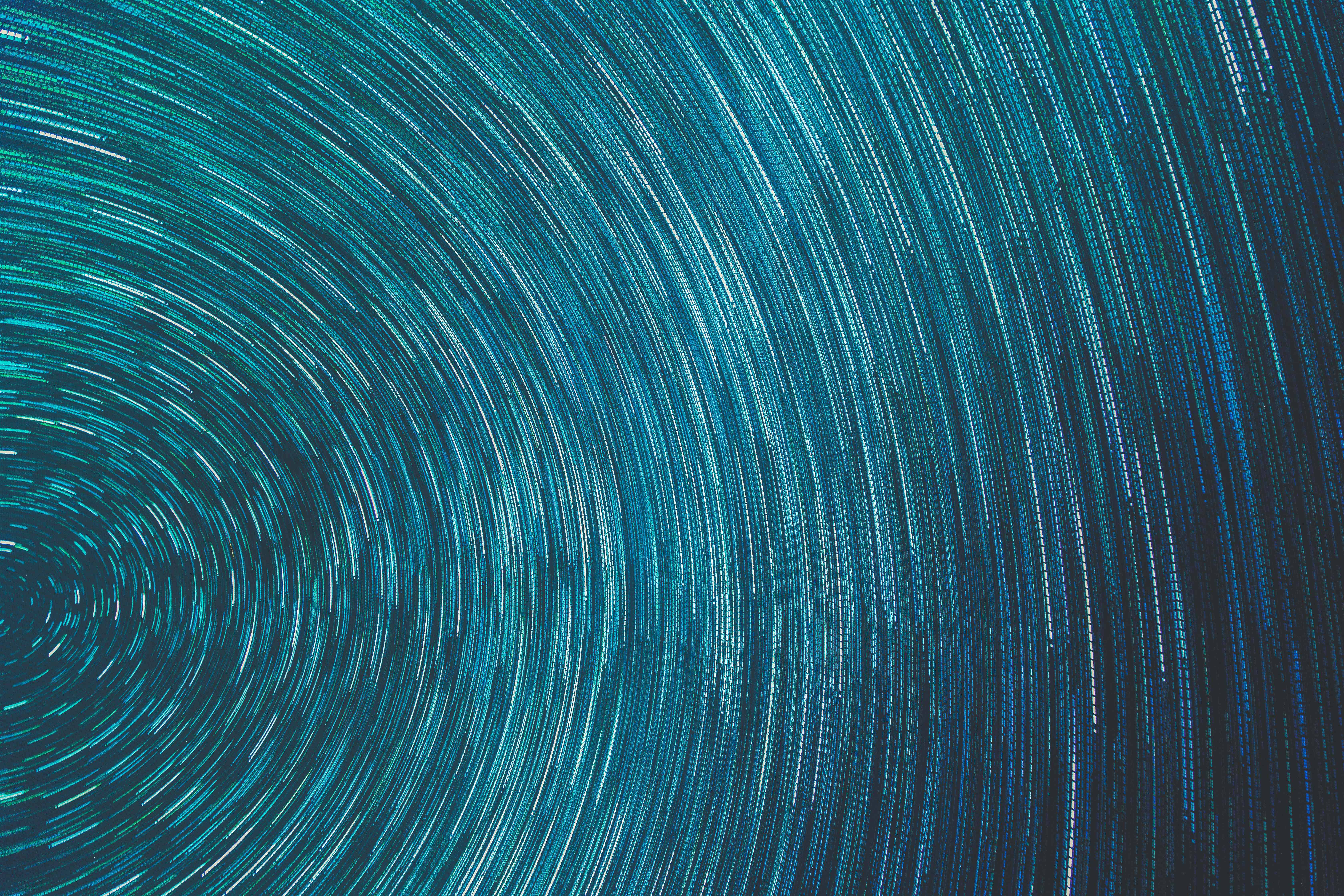 light blue, abstract, ellipses, 5K Desktop Wallpaper