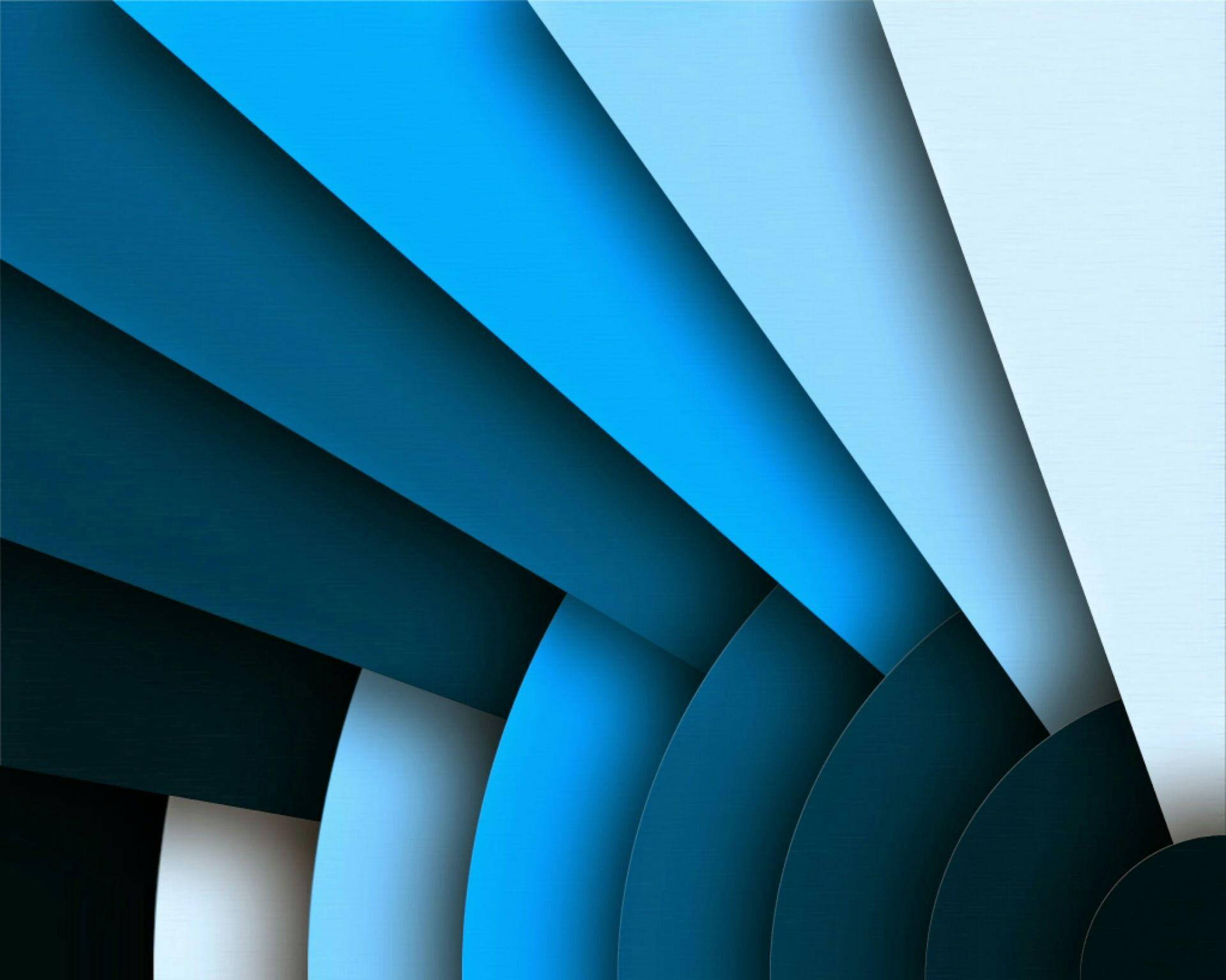 blue shades, material pattern, layered blue and white curved panels, Full HD Desktop Wallpaper