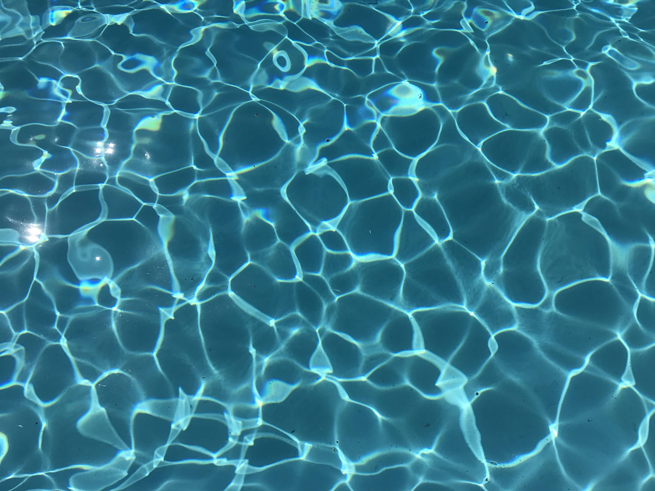 Blue Aesthetic Tumblr Laptop, turquoise pool water, sunlight, Full HD Desktop Wallpaper