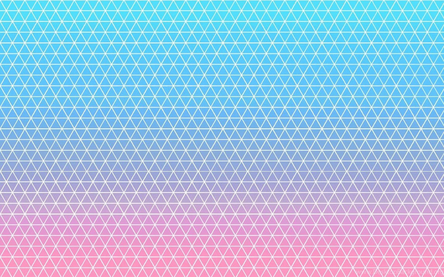 Neon Blue Aesthetic Tumblr Laptop, blue to pink triangles, gradient, HD Desktop Wallpaper