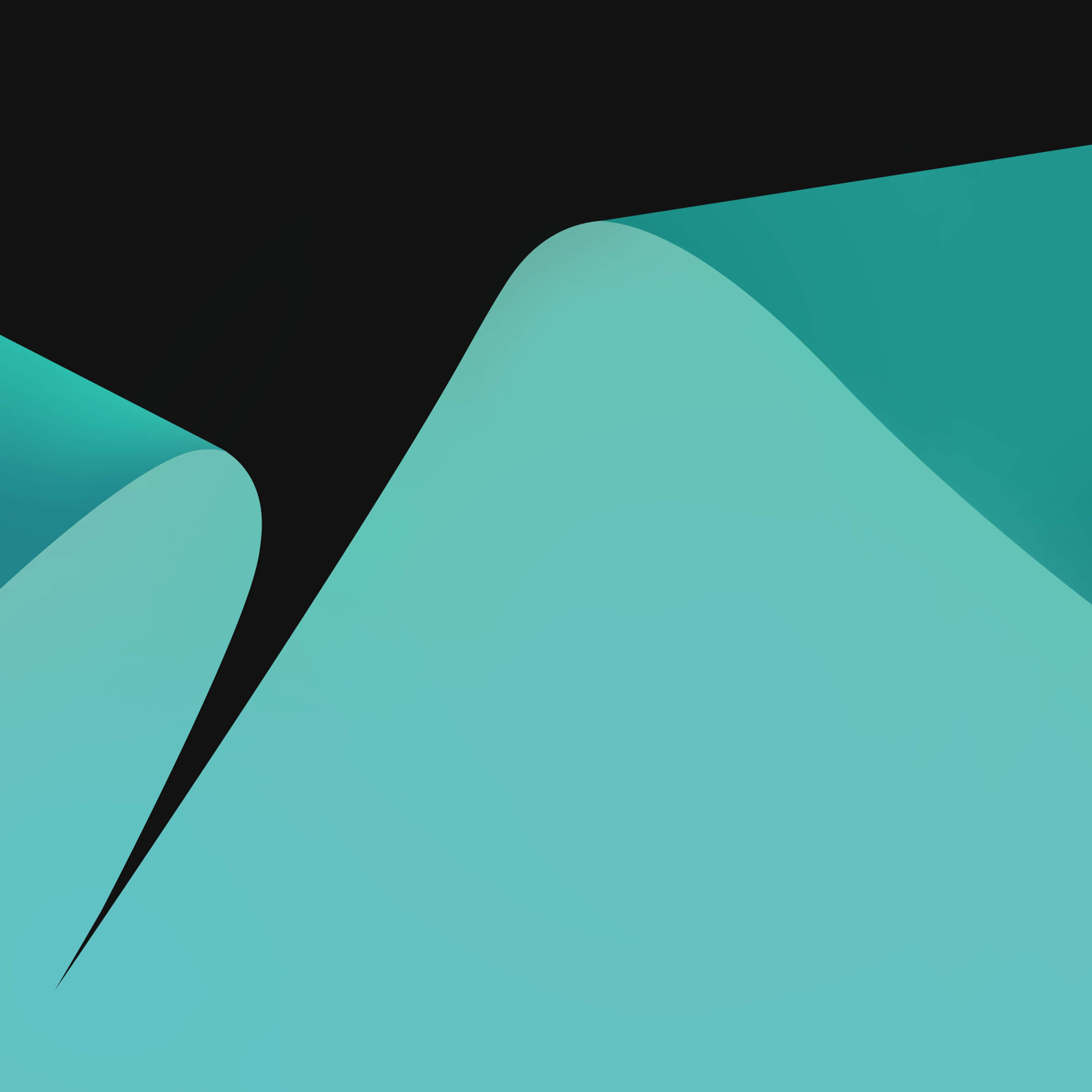 blue amoled, 2880 x 2880, teal, 2K Desktop Wallpaper