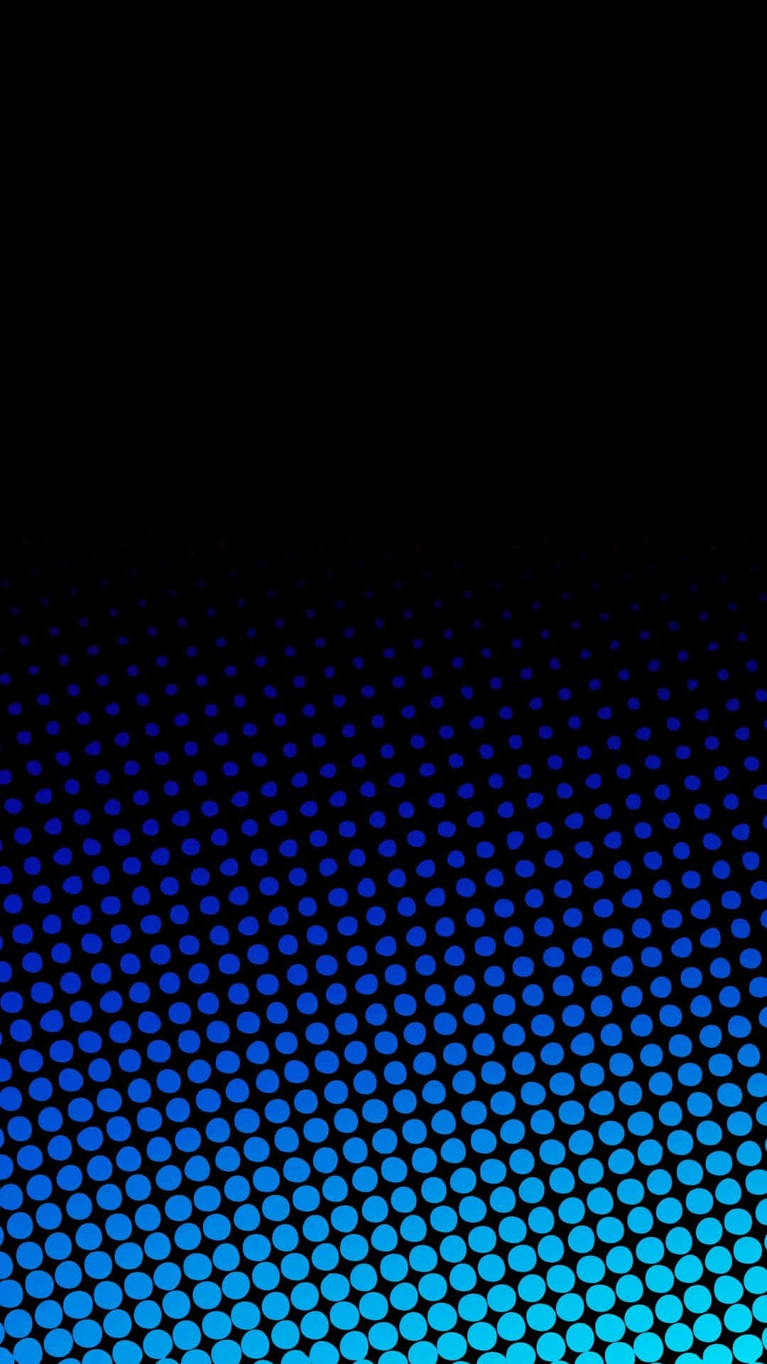 Blue AMOLED, blue dots, black background, Full HD Phone Wallpaper