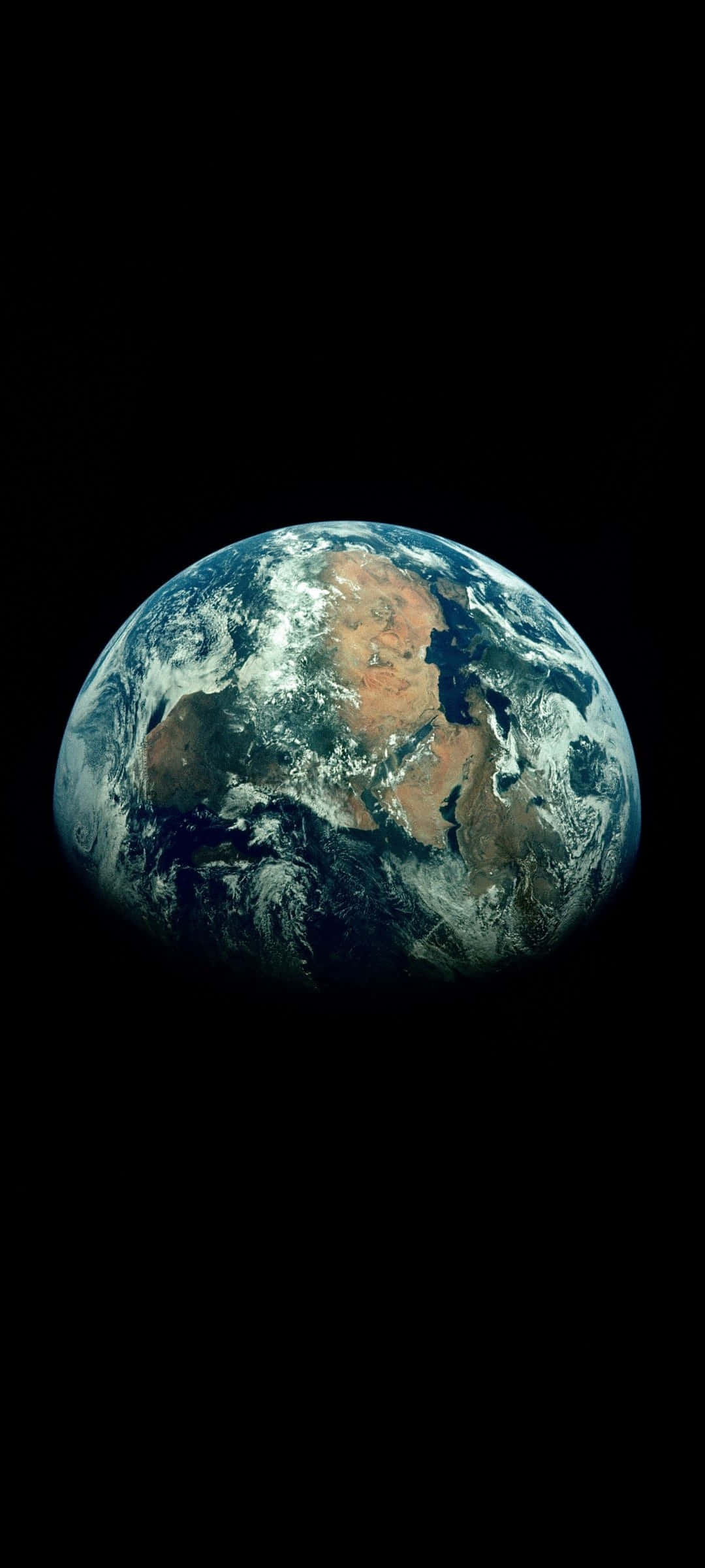 Blue Amoled, Earth, swirling clouds, Full HD Phone Wallpaper