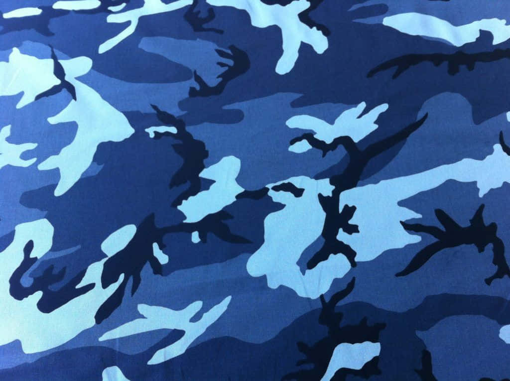 blue bape camo, blue camouflage fabric, light and dark blue splotches, SD Desktop Wallpaper