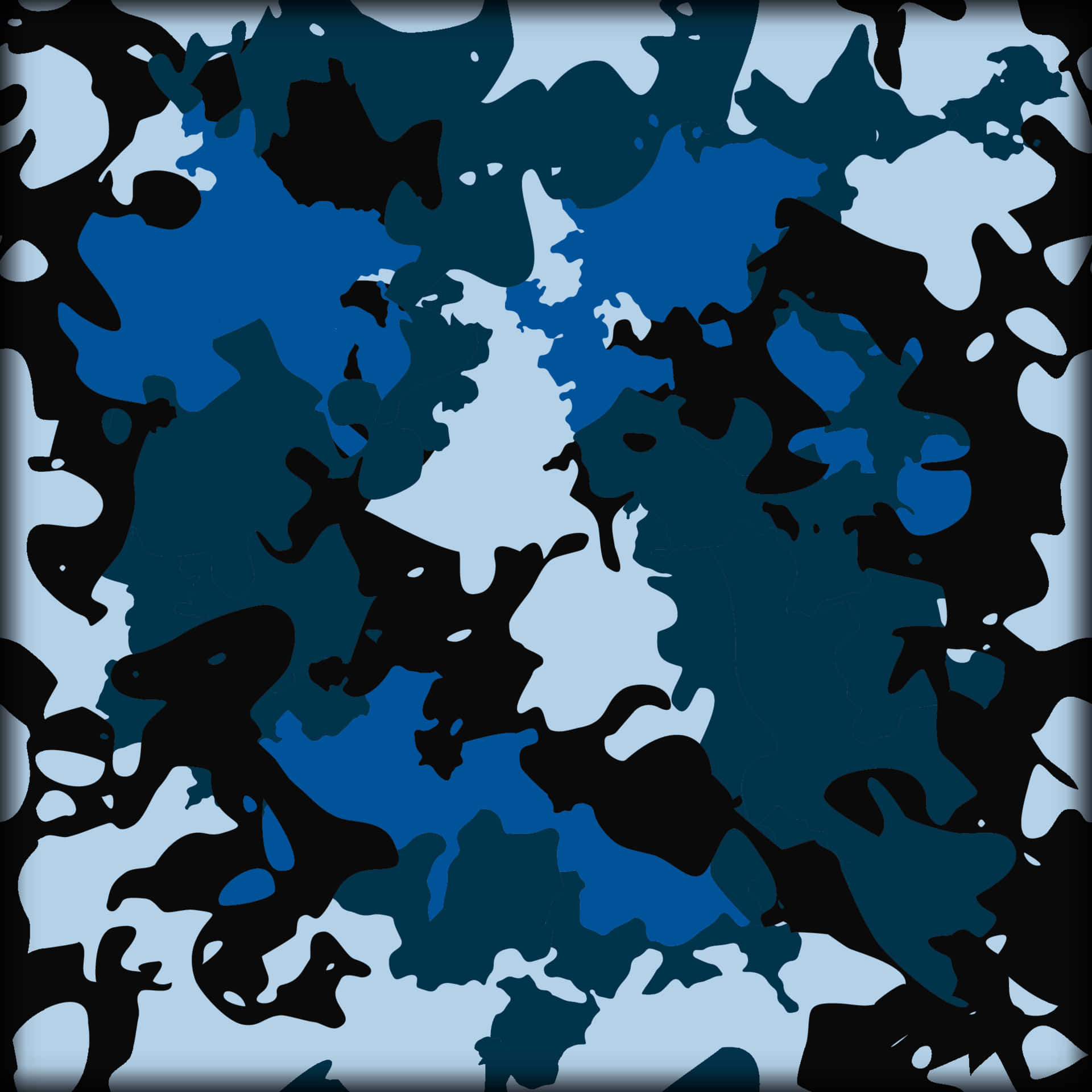 blue camo, blue, black, Full HD Desktop Wallpaper
