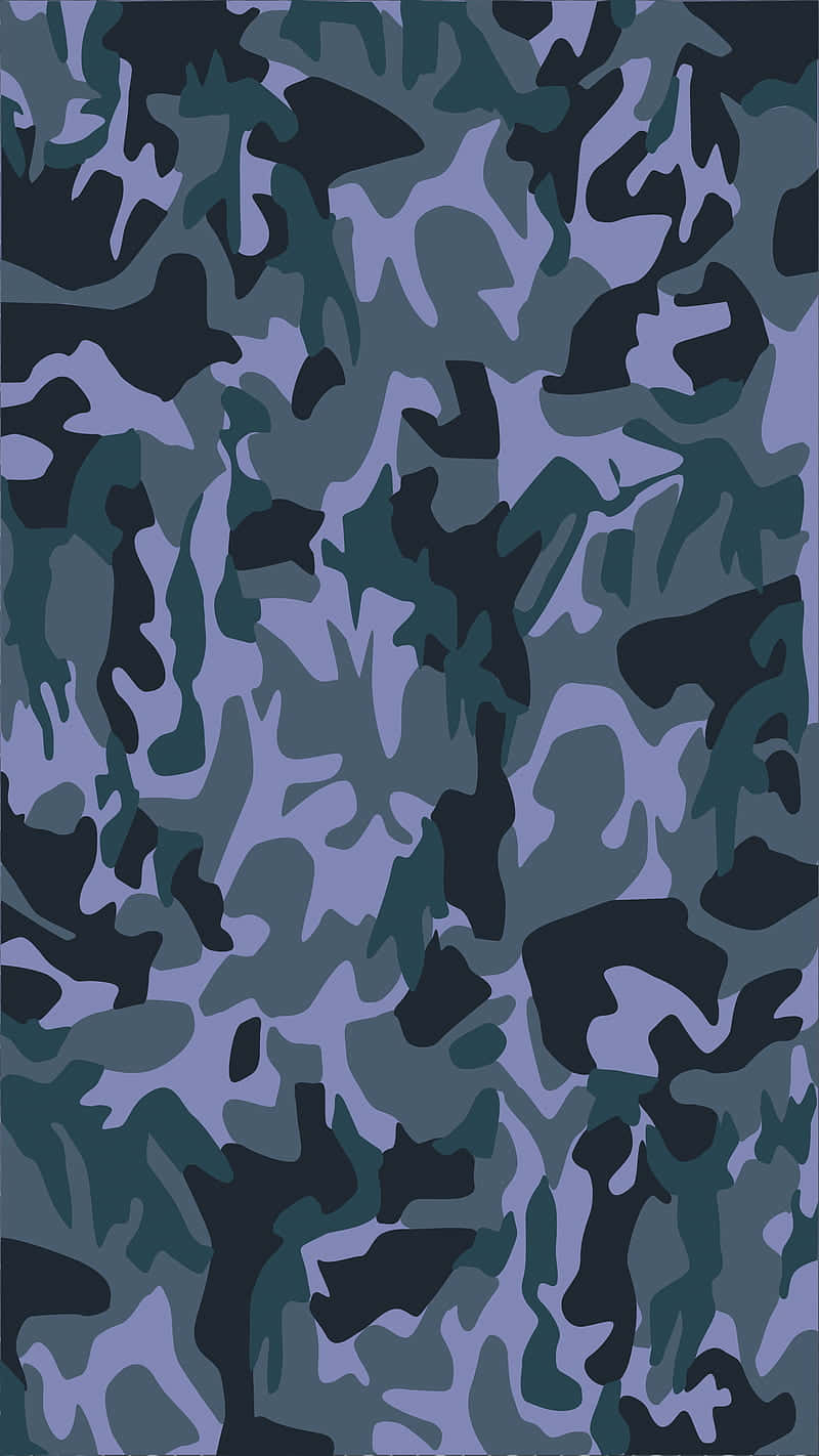 blue camo, blue green, black, HD Phone Wallpaper