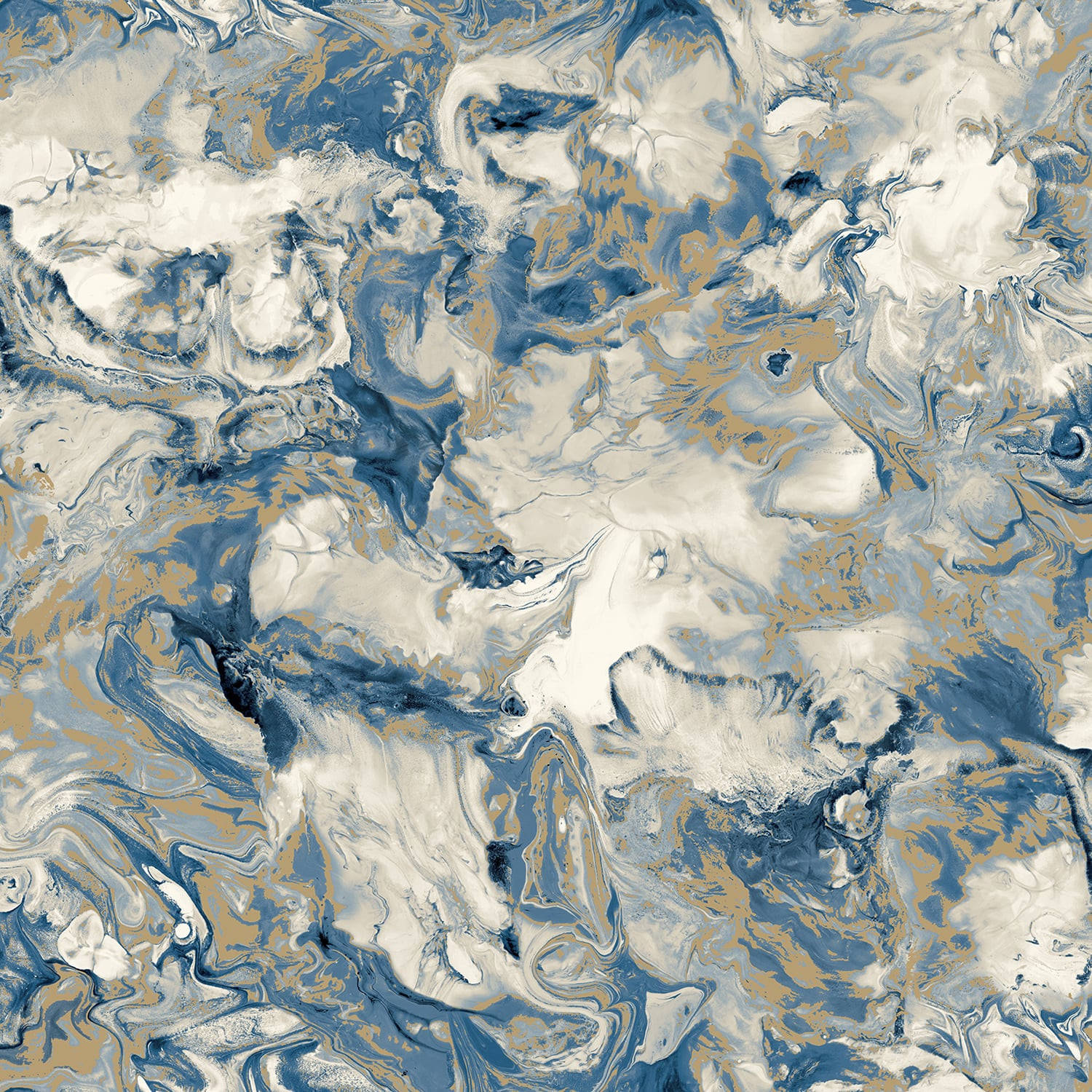 Blue And Gold Marble, blue, gold, HD Desktop Wallpaper