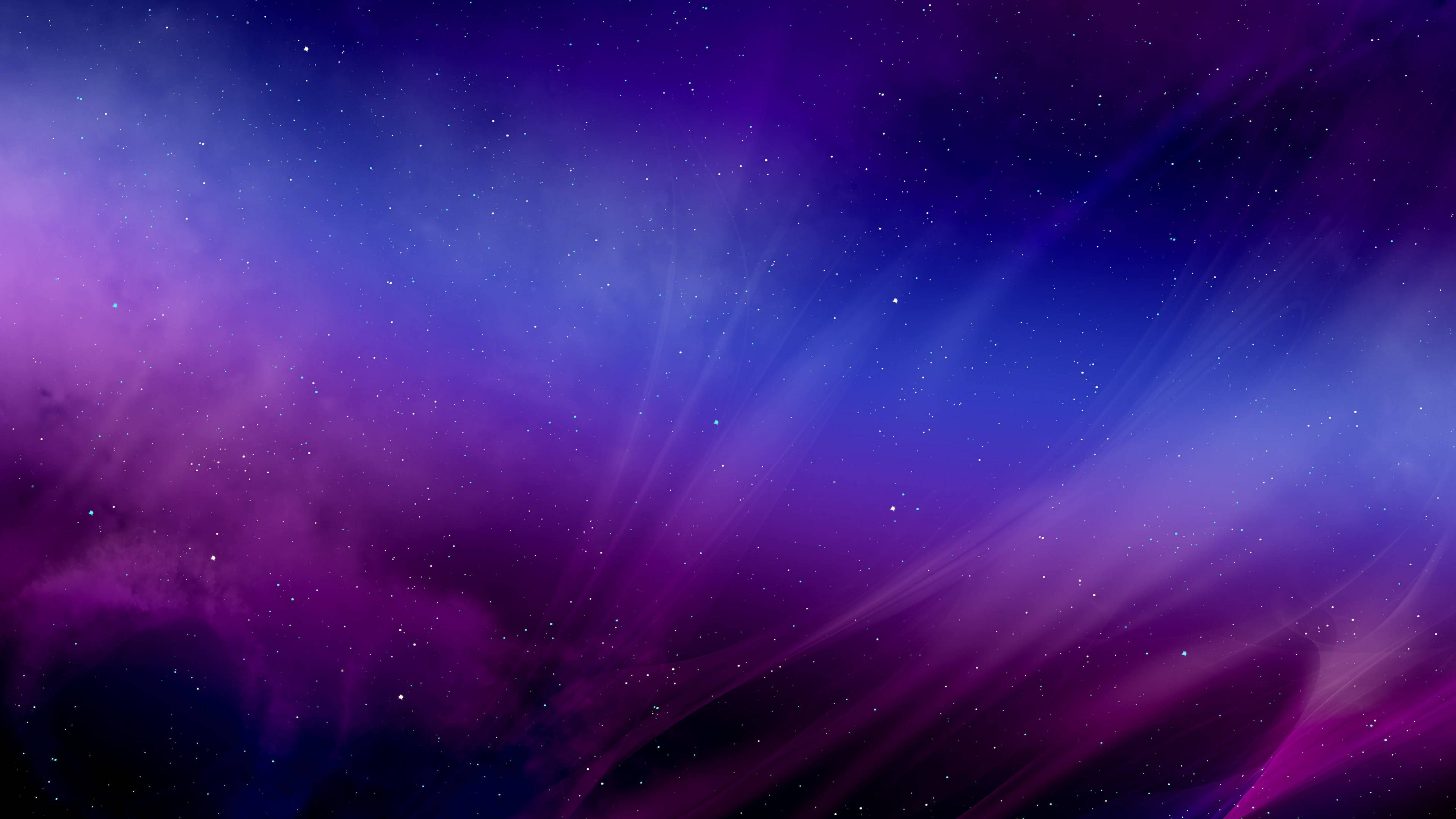 Blue And Purple Galaxy, cosmic nebula, deep purples, 4K Desktop Wallpaper