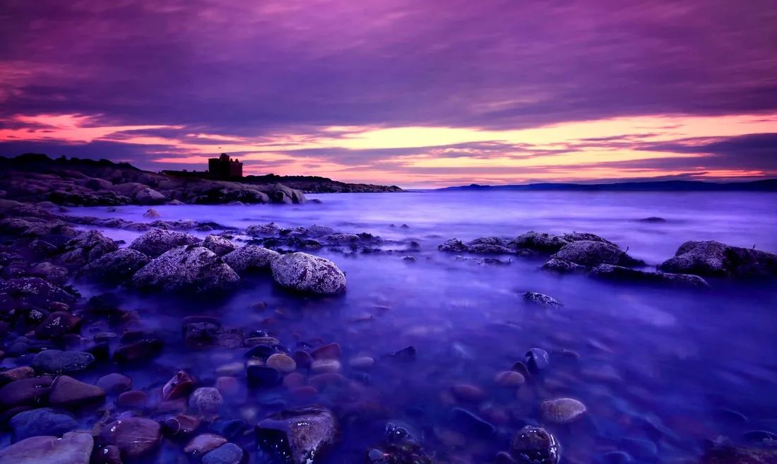 Blue And Purple Sunset