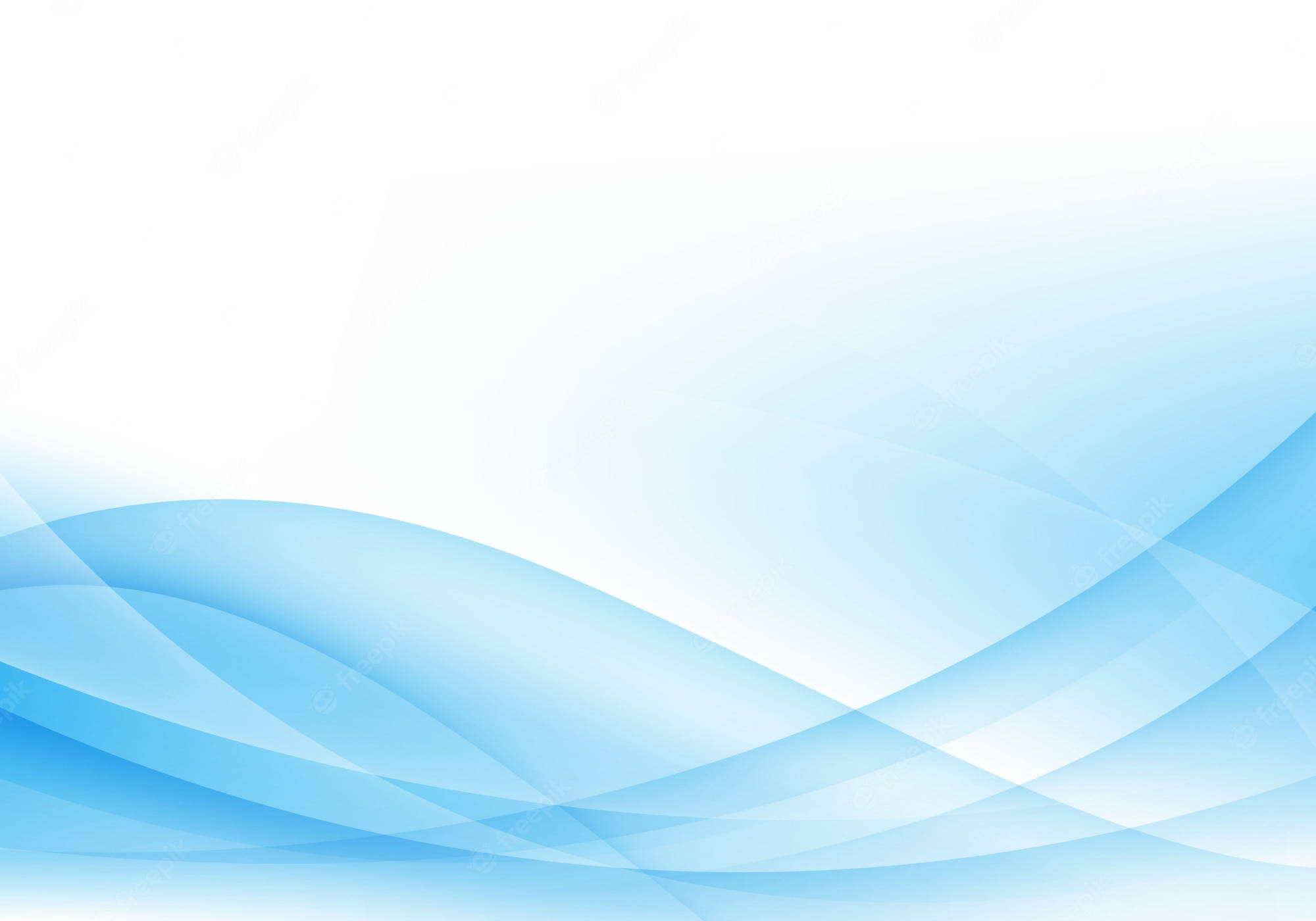 plain white, cool blue, soft flowing blue wave patterns, Full HD Desktop Wallpaper