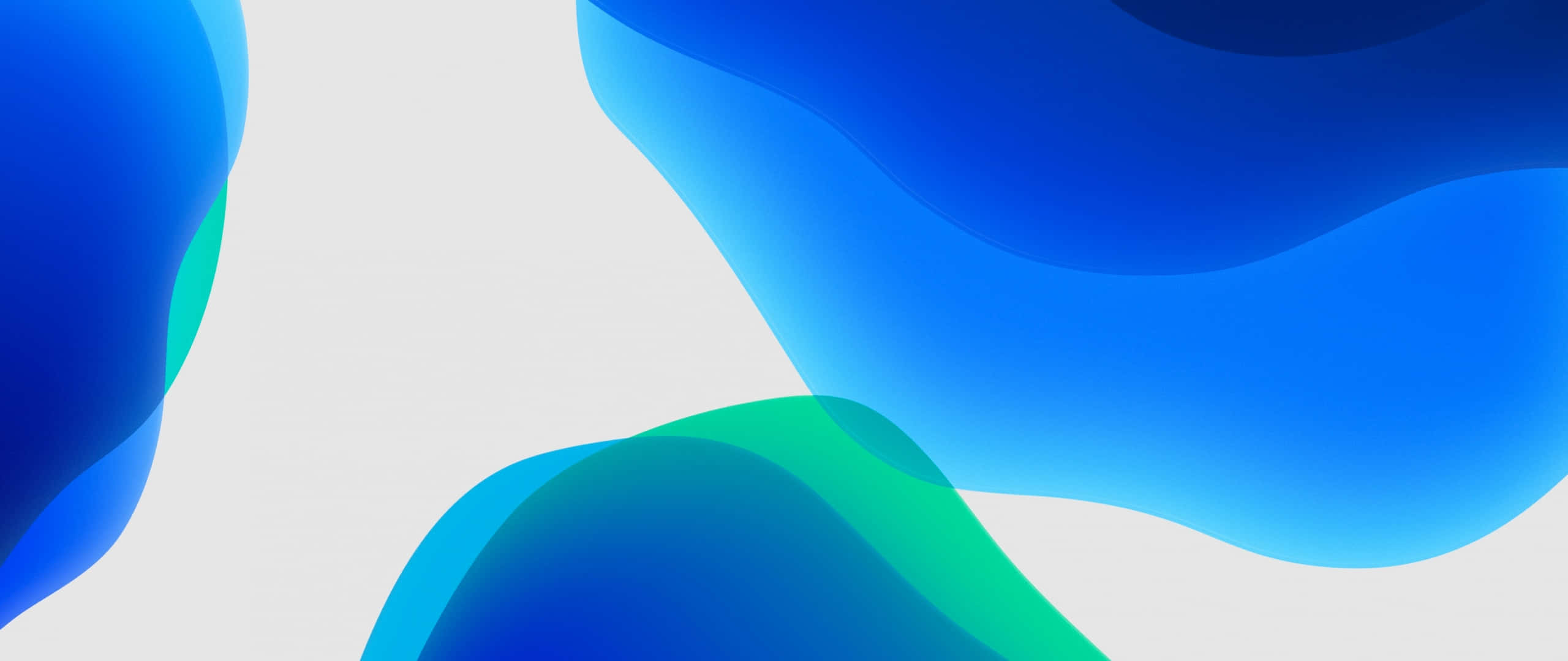blue green abstract waves, blue, teal, 2K Desktop Wallpaper