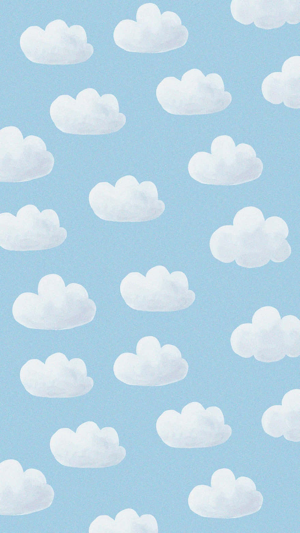 blue sky, white clouds, pastel blue sky, HD Phone Wallpaper
