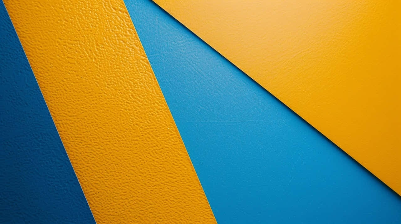 blue, yellow, textured leather panels, HD Desktop Wallpaper
