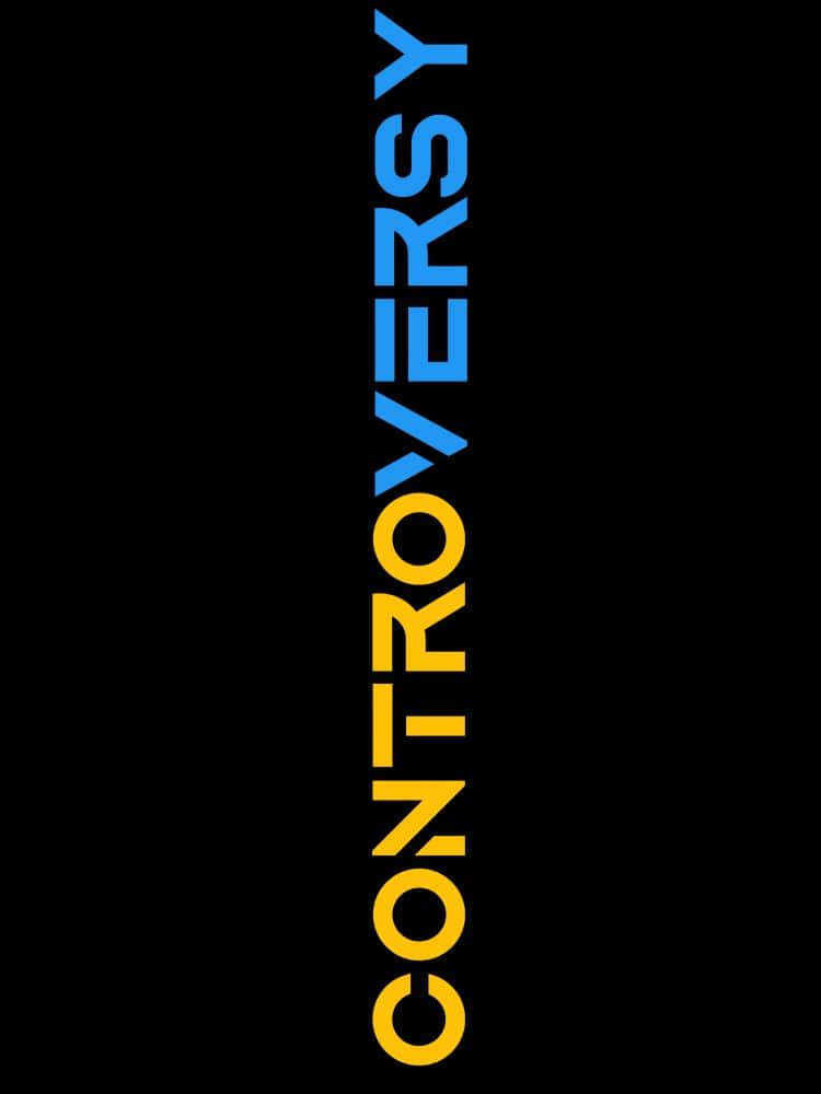 controversy, blue, yellow, SD Phone Wallpaper
