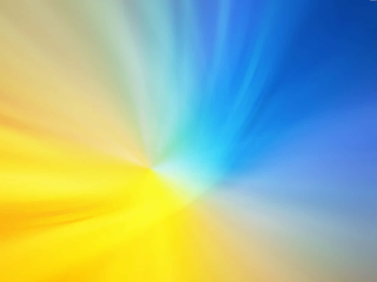 blue yellow gradient, radial burst, yellow hues, HD Desktop Wallpaper