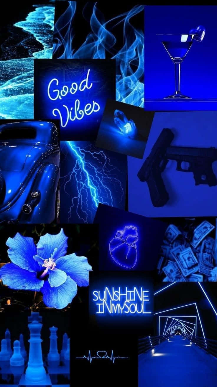 neon signs, martini glass, handgun, HD Phone Wallpaper