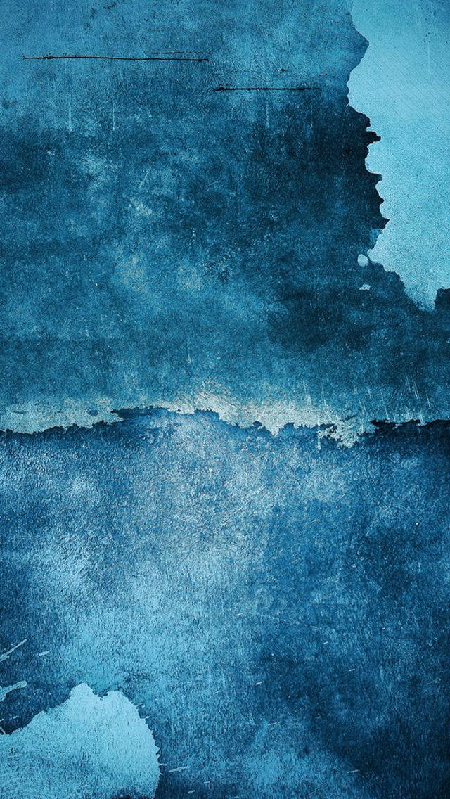 Blue Art, textured abstract watercolor wash, varying shades of blue, SD Phone Wallpaper