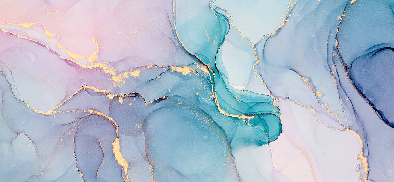 Blue Art, pastel blues, lavenders, HD Desktop Wallpaper