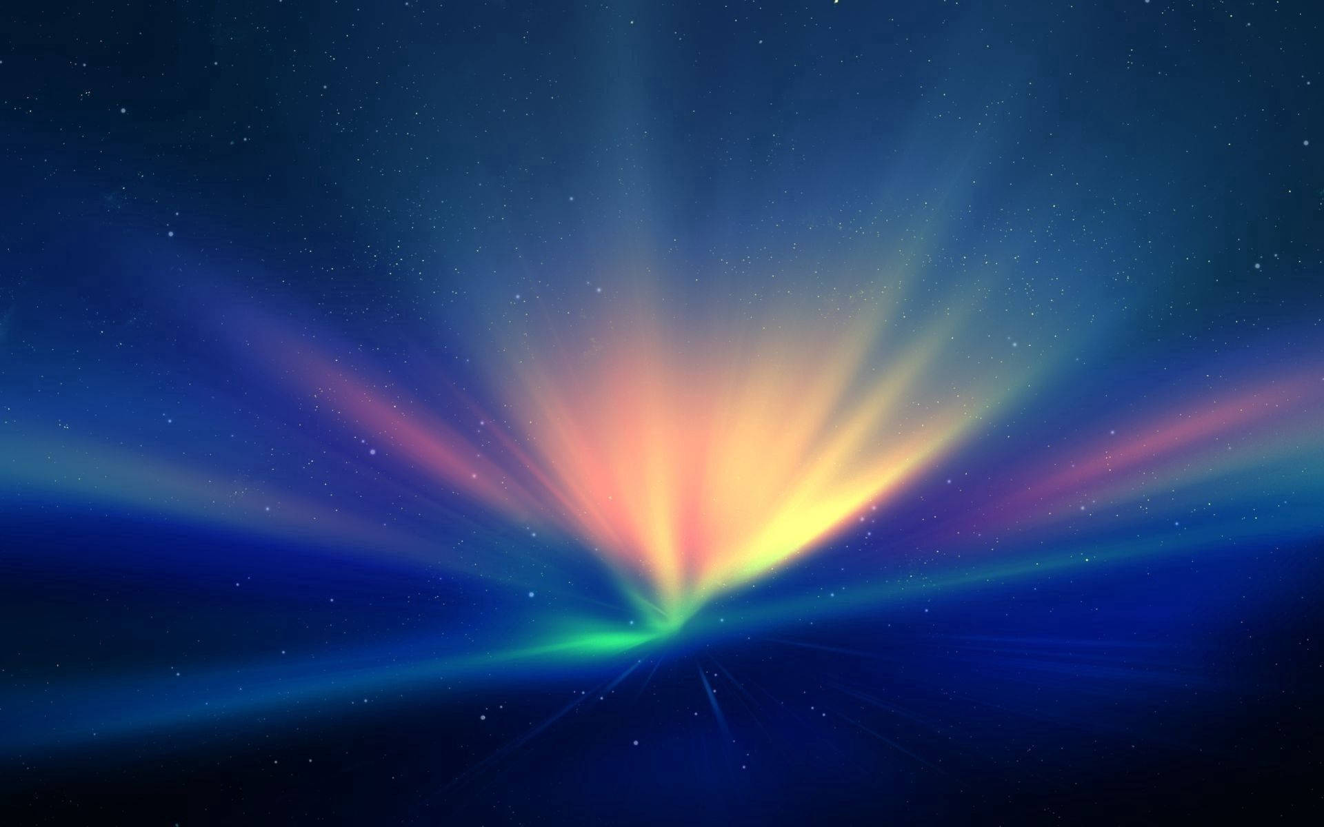 light blue rays, cosmic rays, radiant core, Full HD Desktop Wallpaper