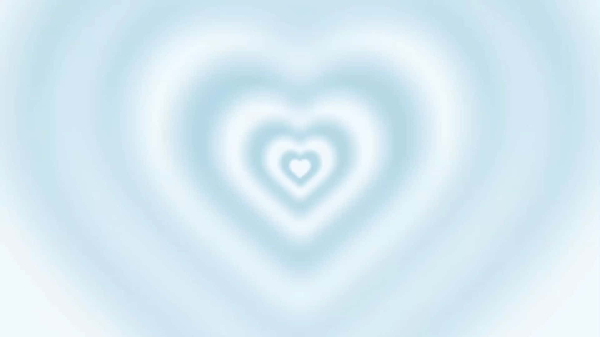 Blue Aura, heart shapes, light blue, Full HD Desktop Wallpaper