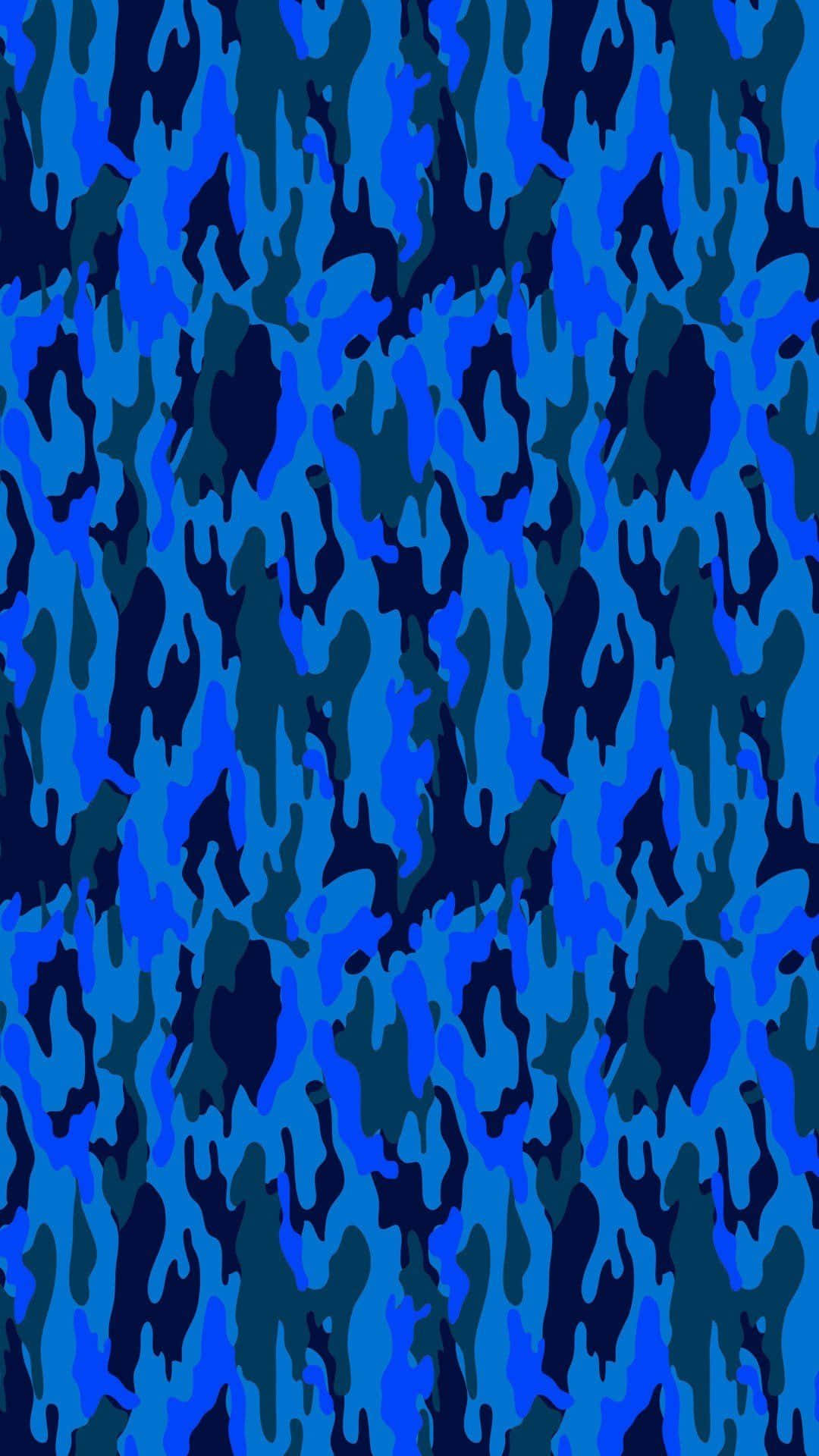 Blue Bape Camo, electric blue, navy blue, Full HD Phone Wallpaper