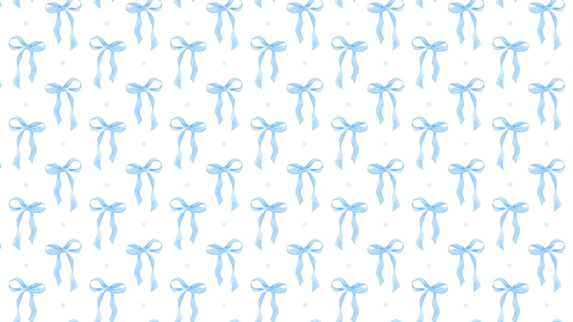 Blue Bow, light blue ribbon bows, white background, Full HD Desktop Wallpaper