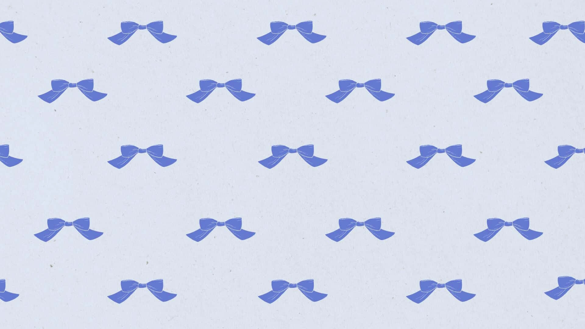 blue bow, repeating pattern, blue ribbon bows, Full HD Desktop Wallpaper