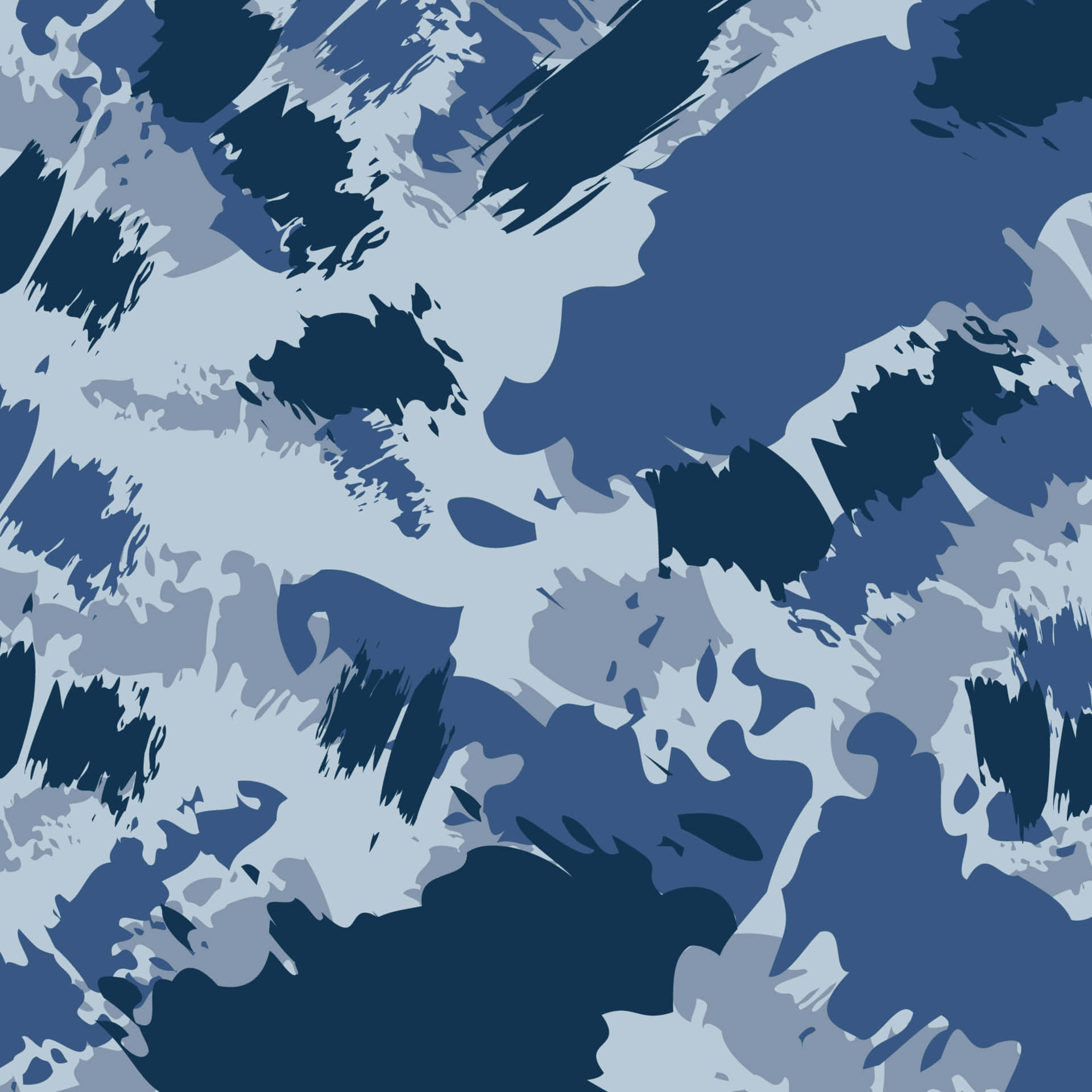 Blue Camo, blue, white, Full HD Desktop Wallpaper