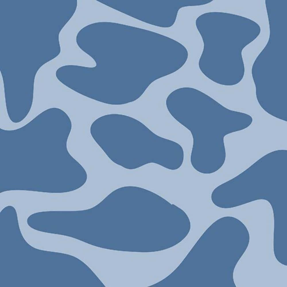 blue camo, blue, white, SD Desktop Wallpaper