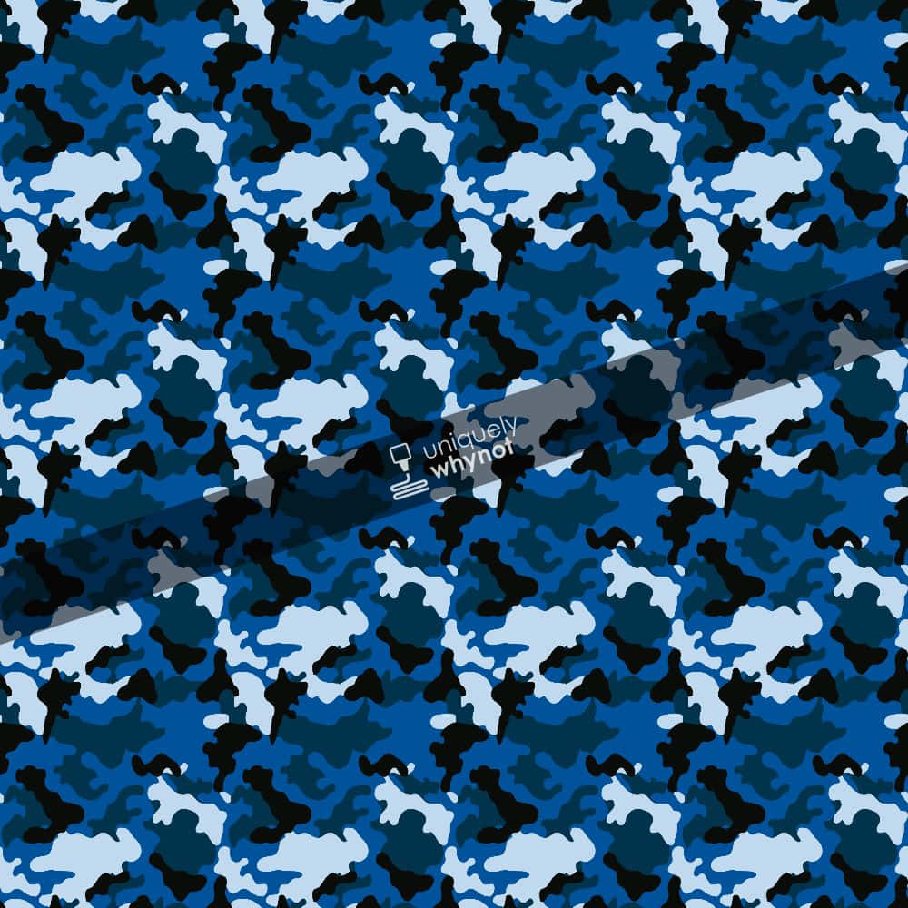 blue camo, blue and black camouflage pattern, diagonal watermark overlay, SD Desktop Wallpaper