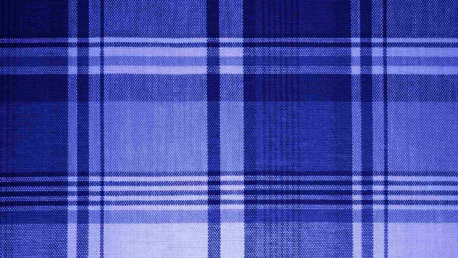 blue checkered, blue and white plaid fabric, woven texture, Full HD Desktop Wallpaper
