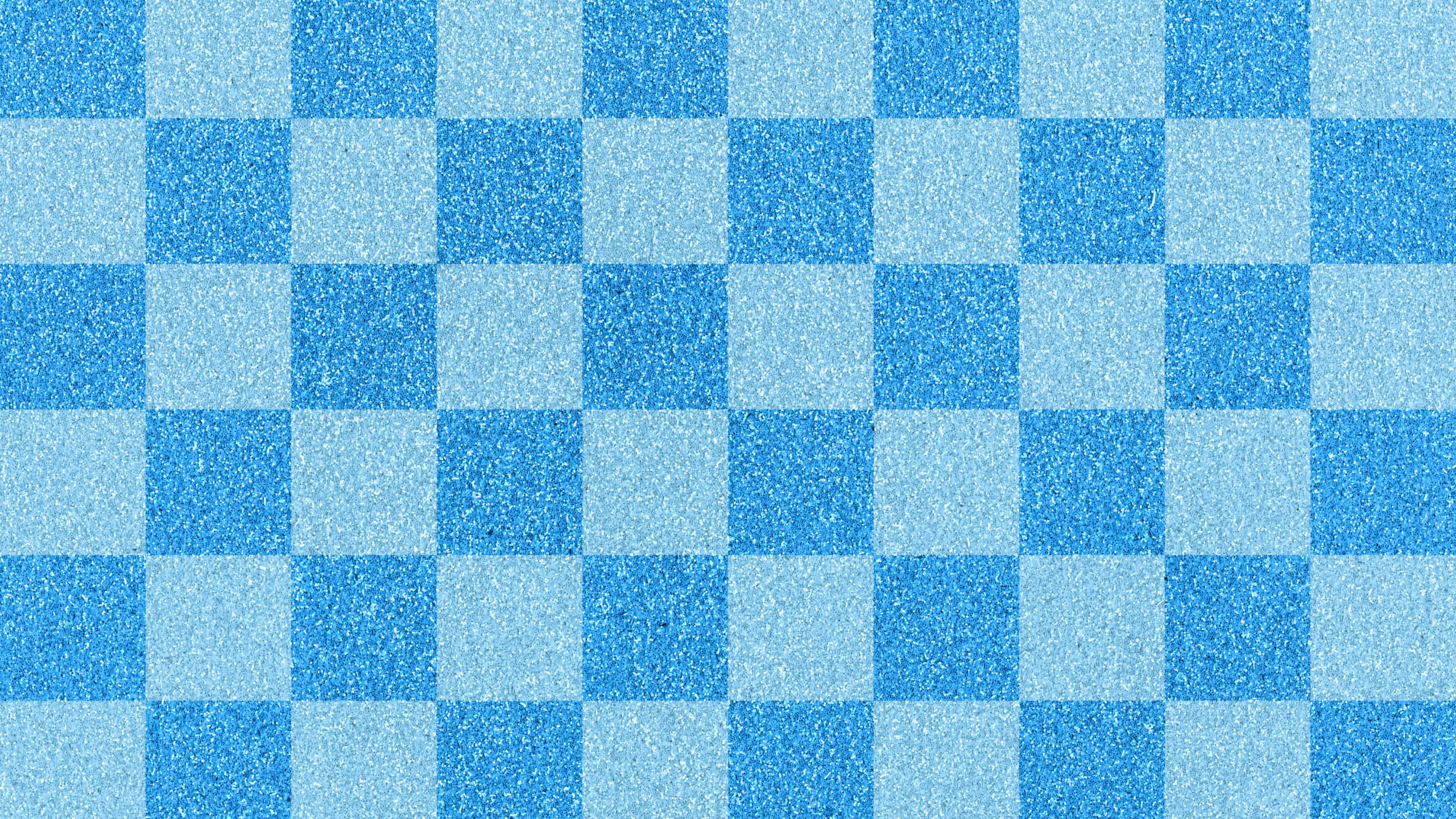 blue checkerboard pattern, glittery surface, light blue, 2K Desktop Wallpaper