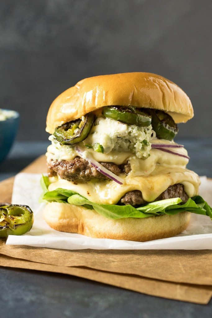 Blue Cheese, 683 x 1024, melted cheese jalapeños, SD Phone Wallpaper