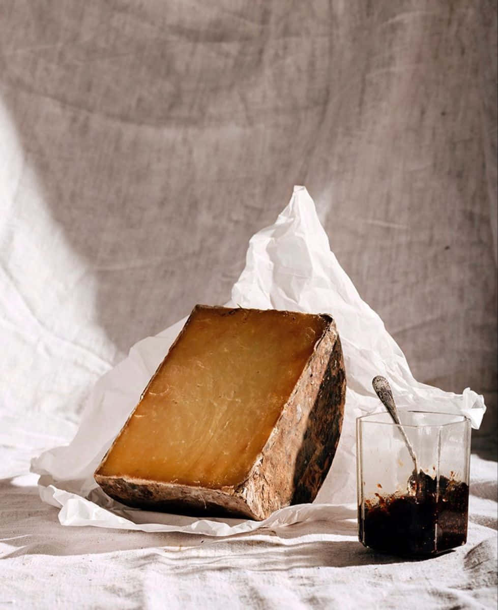Blue Cheese, wedge, aged cheese, SD Phone Wallpaper