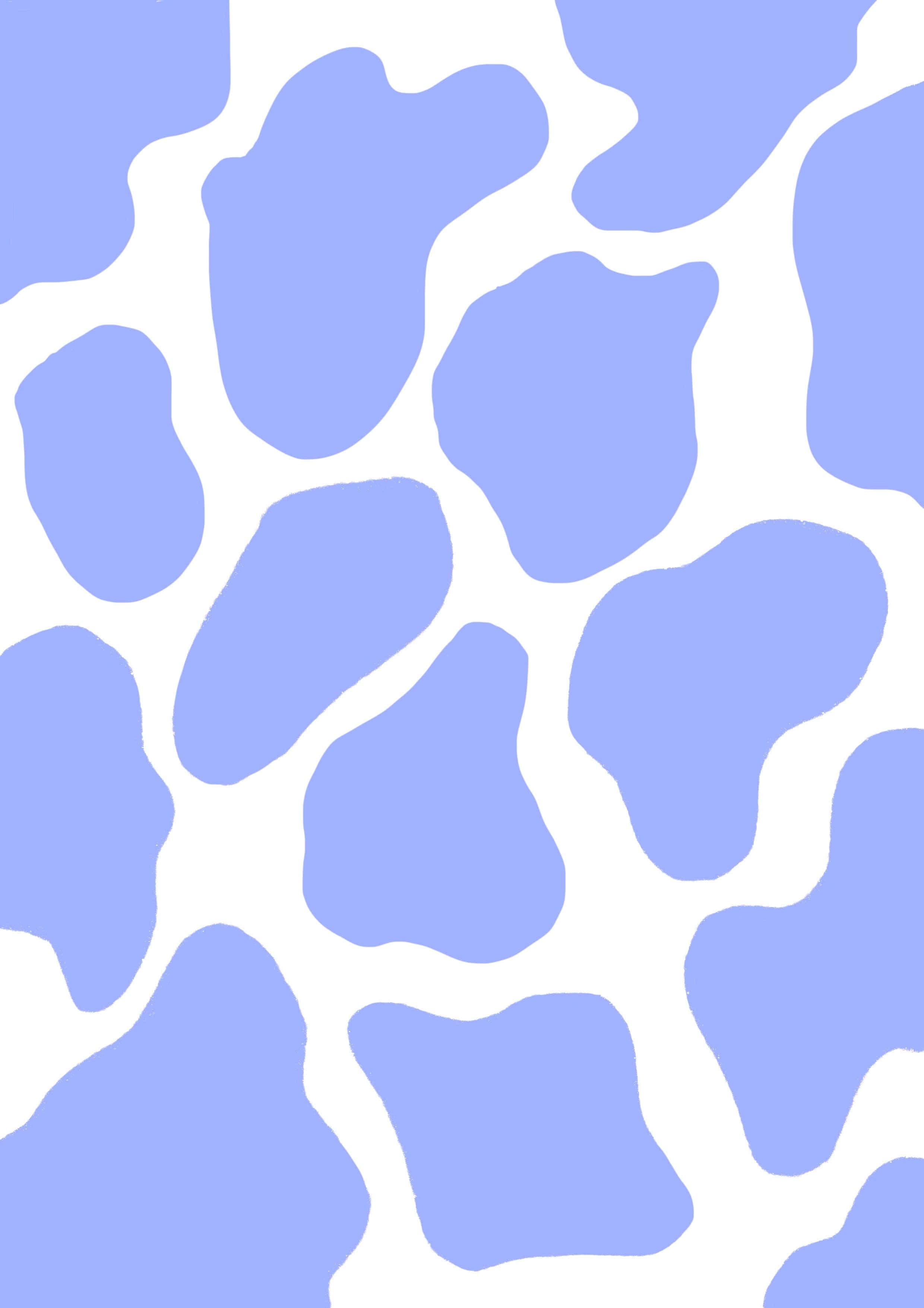 blue cow print, blue and white giraffe print pattern, soft lavender blue, 2K Phone Wallpaper