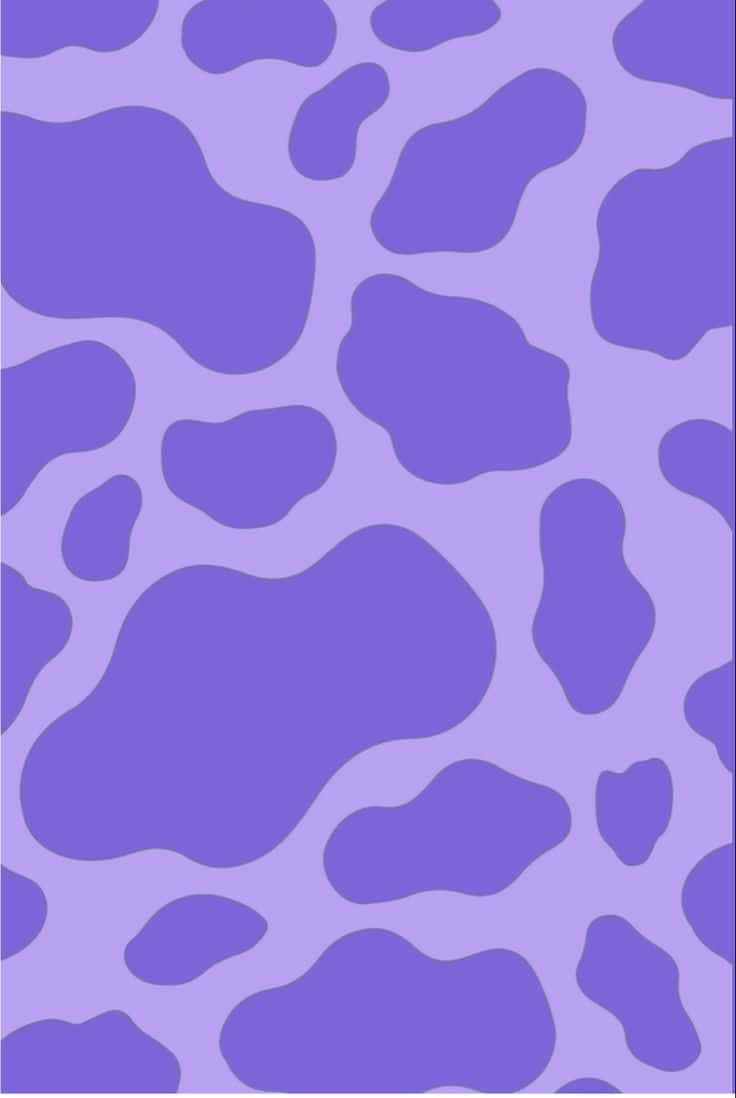 purple cow print pattern, lavender, violet, SD Phone Wallpaper