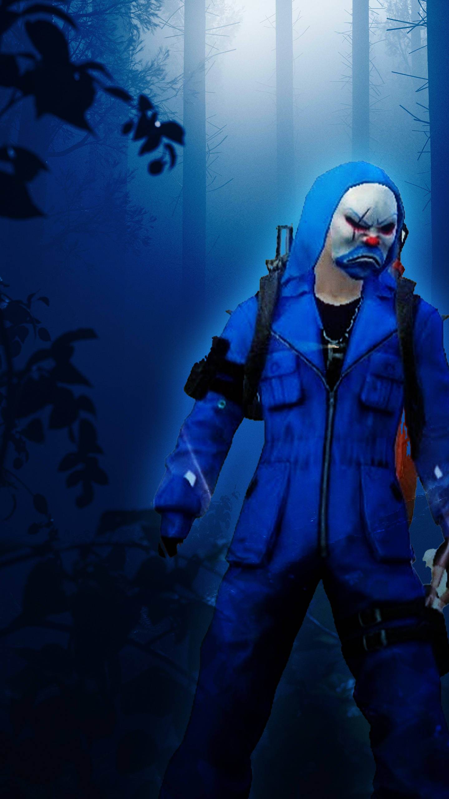 Blue Criminal Bundle, clown, blue jumpsuit, 2K Phone Wallpaper