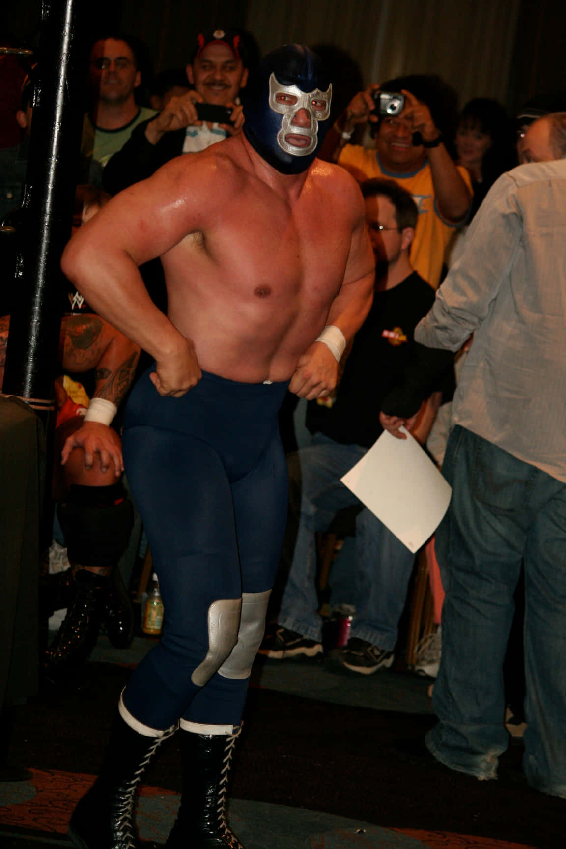 Blue Demon, lucha libre, blue and silver mask, HD Phone Wallpaper