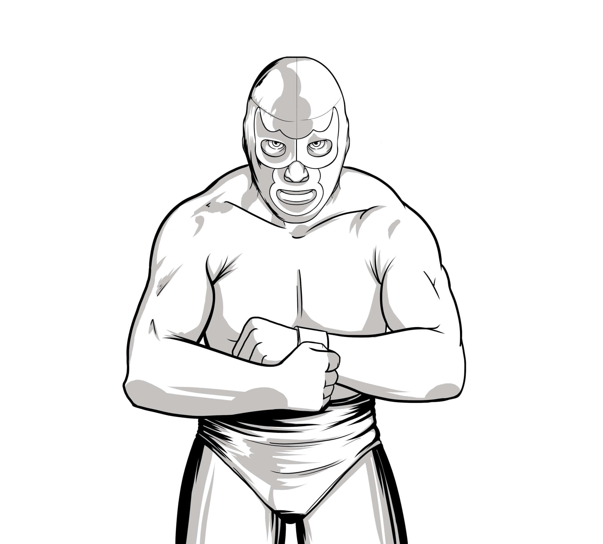 Blue Demon, luchador, traditional mask, Full HD Desktop Wallpaper