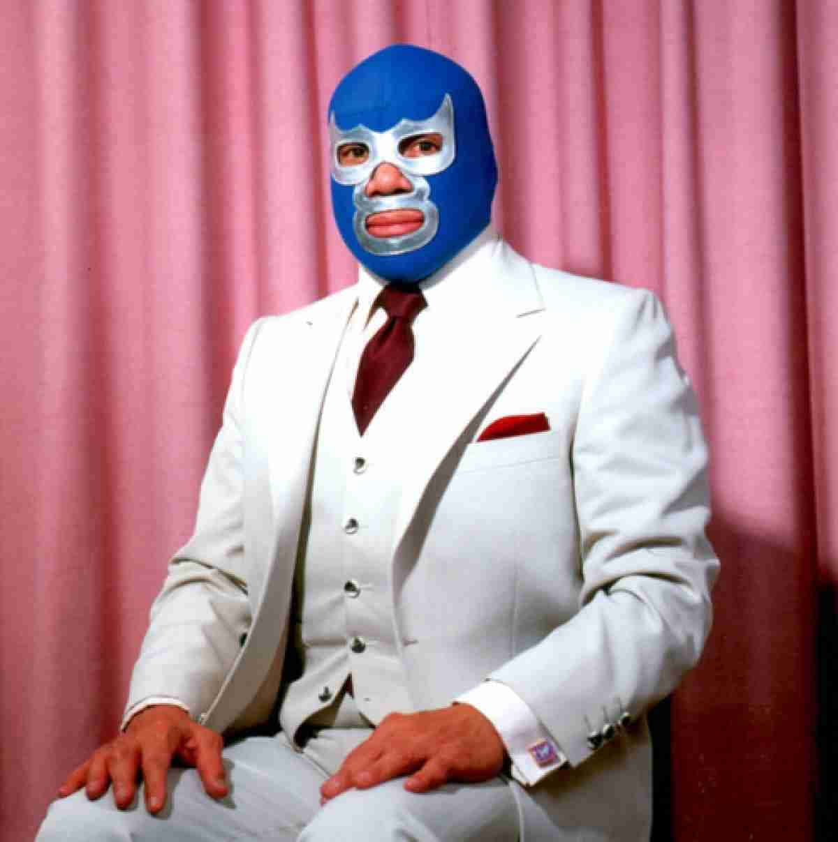 Blue Demon, luchador, blue mask, SD Phone Wallpaper
