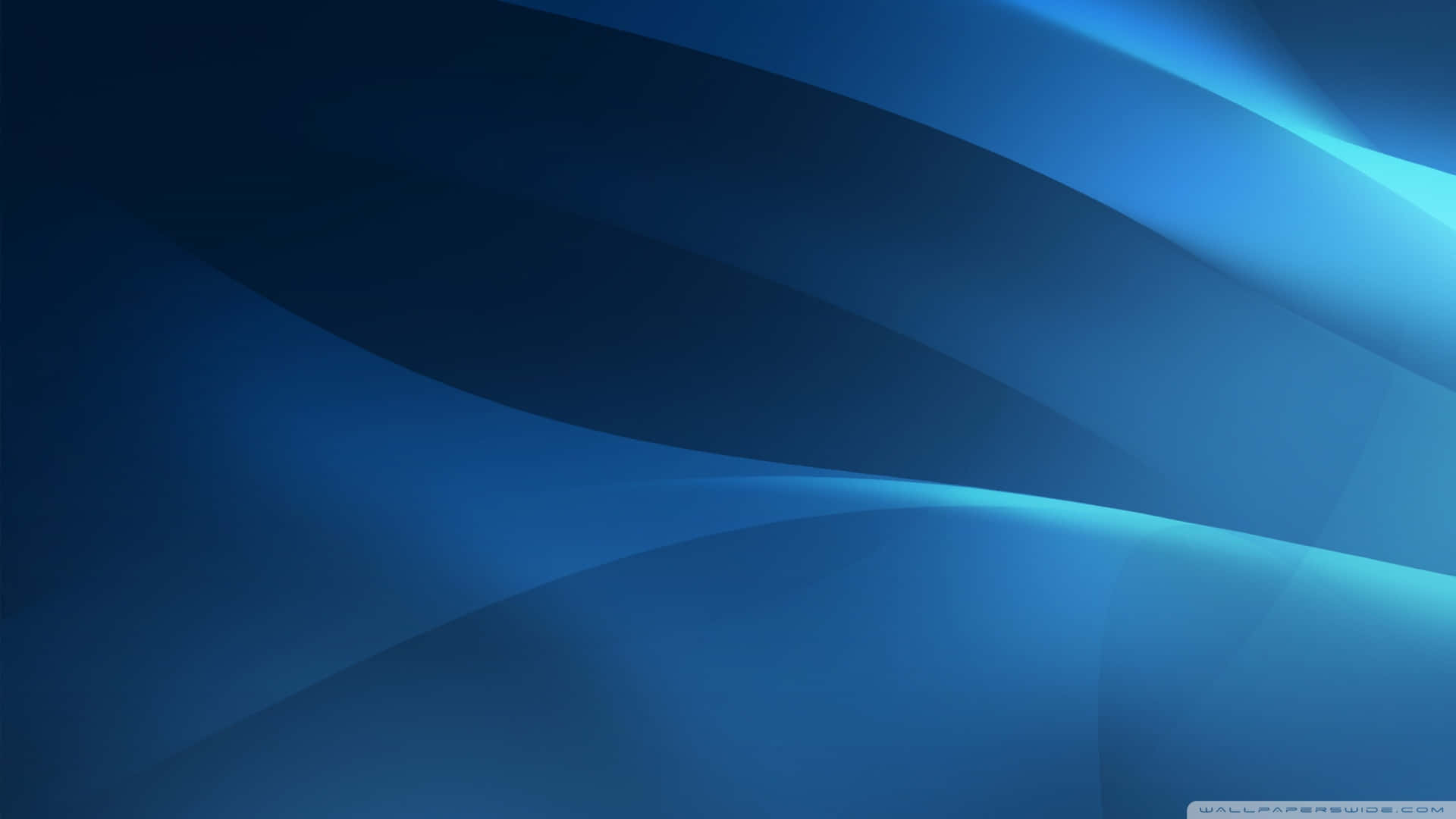 blue desktop, smooth flowing blue waves, serene abstract digital background, Full HD Desktop Wallpaper