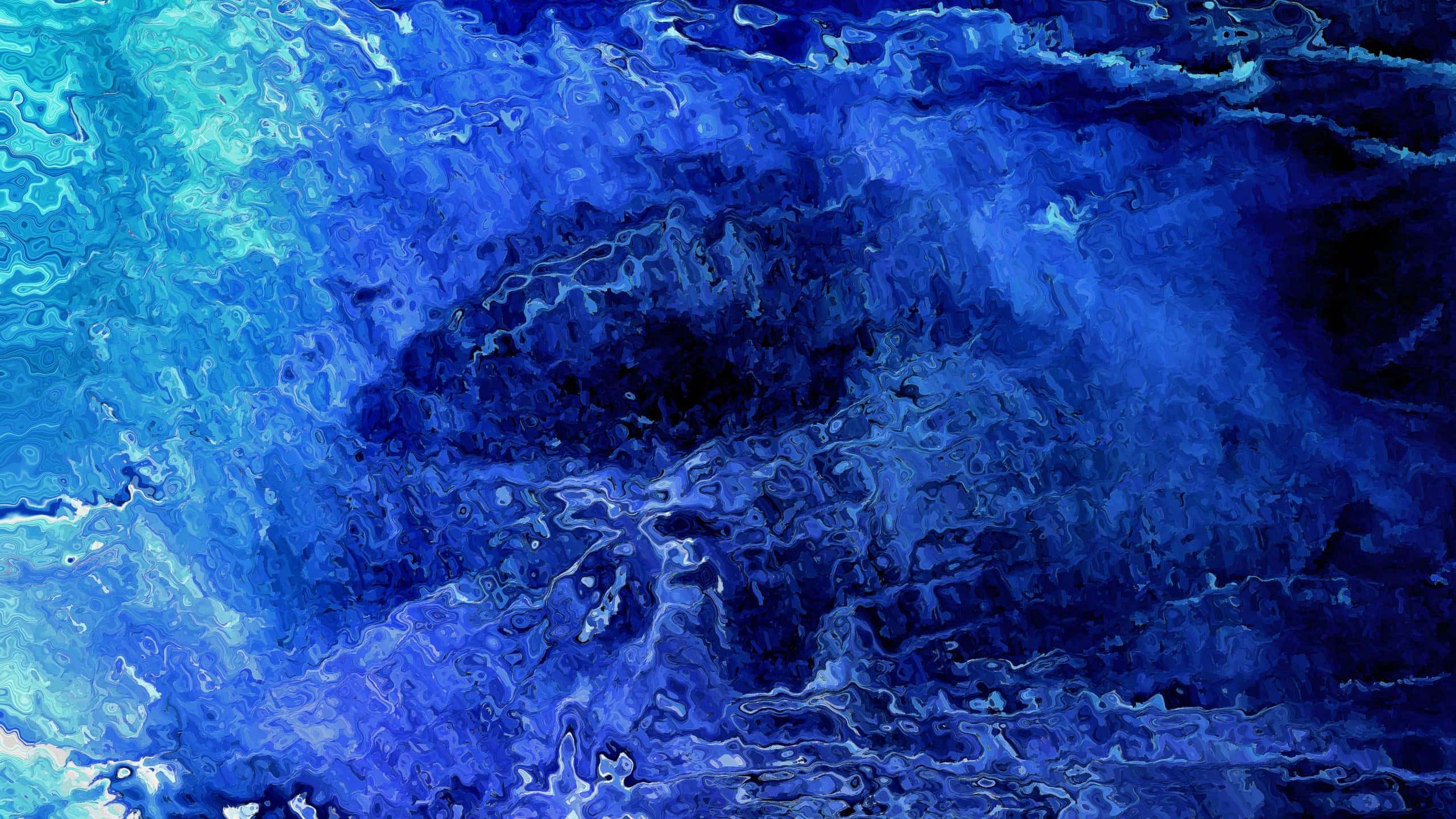 blue desktop, monochrome blue, deep blues, 2K Desktop Wallpaper