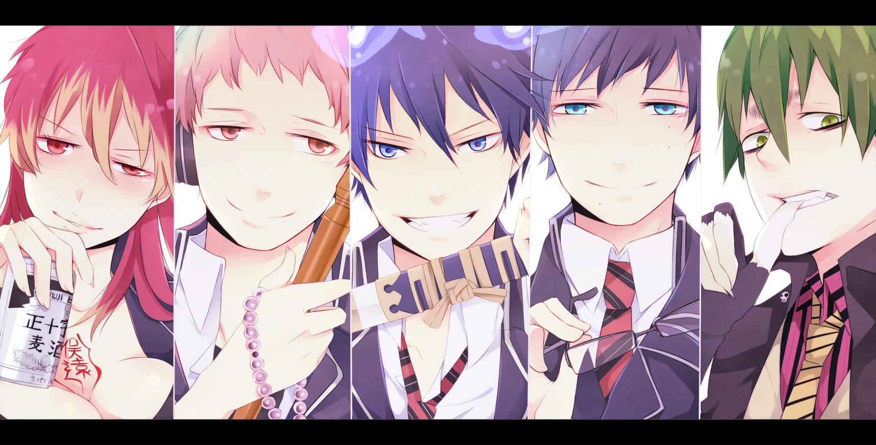 Blue Exorcist, Amaimon, school uniforms, HD Desktop Wallpaper