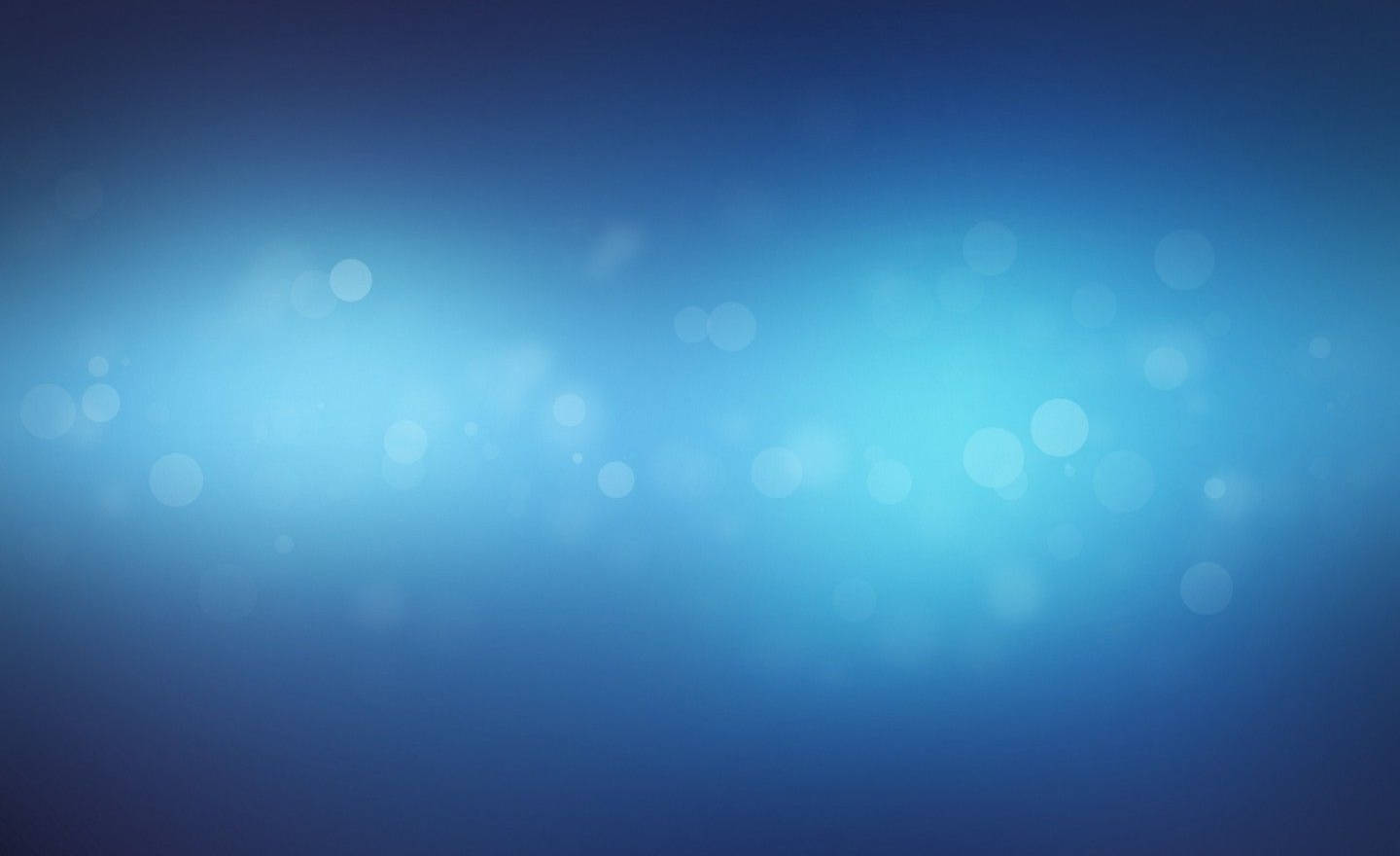 Blue Fade, soft blue gradient, glowing bokeh lights, HD Desktop Wallpaper