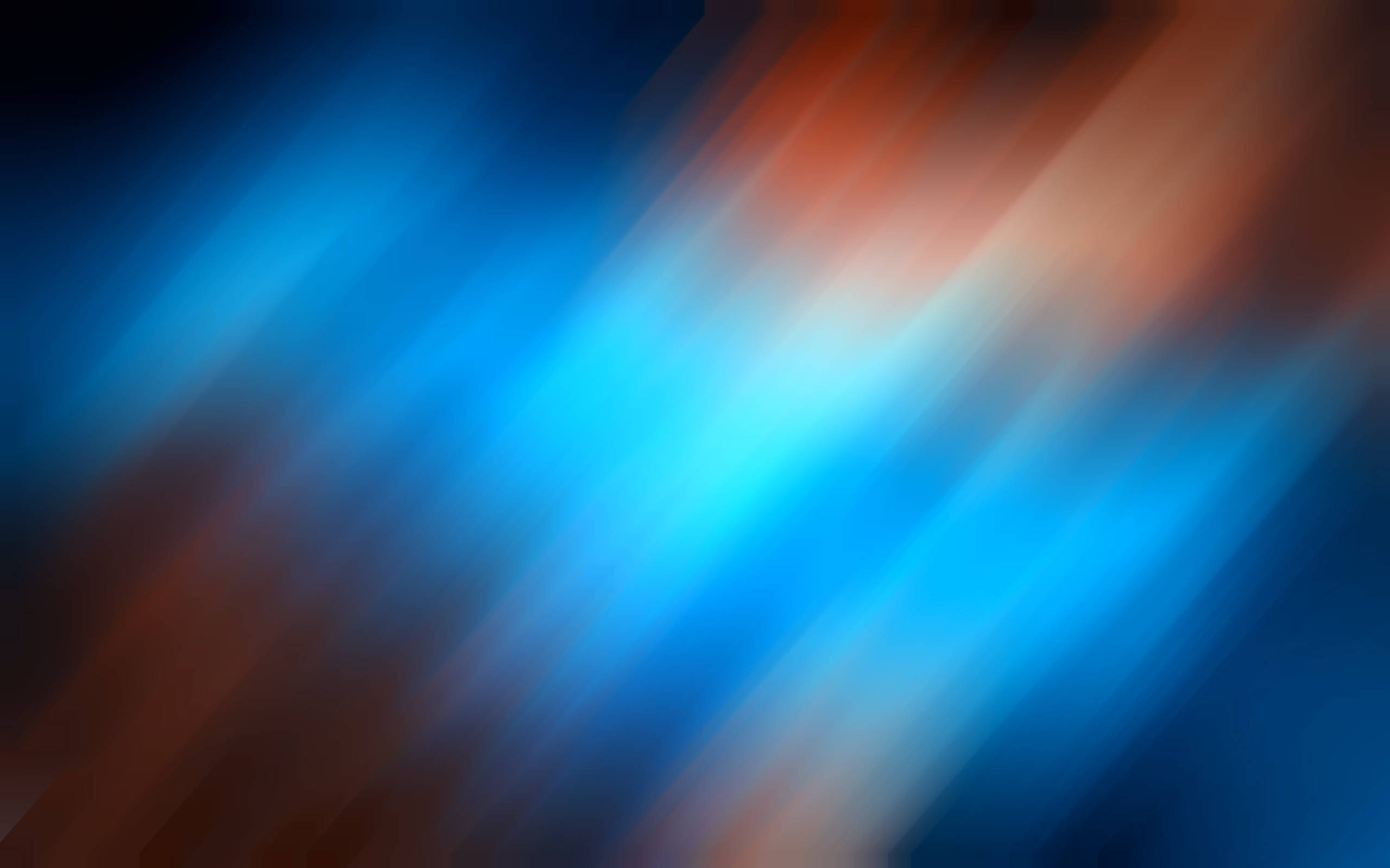 Blue Fade, blue, orange, 2K Desktop Wallpaper