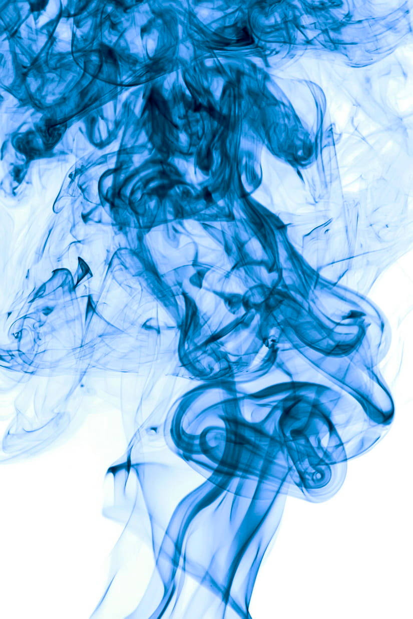 Blue Fire Smoke, ethereal blue smoke, intricate patterns, SD Phone Wallpaper