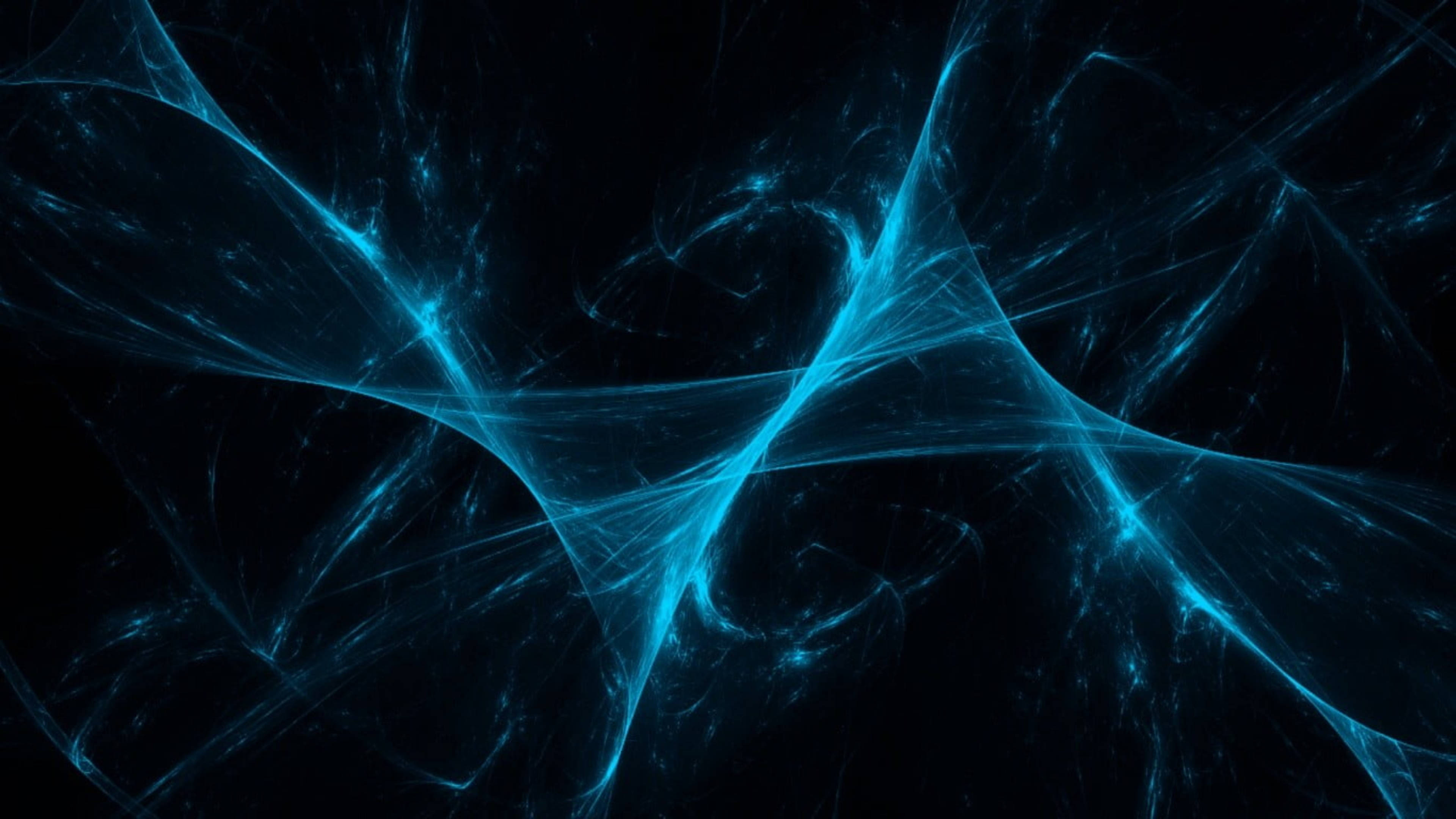 mystical blue fire, night time, vibrant electric blue, 4K Desktop Wallpaper