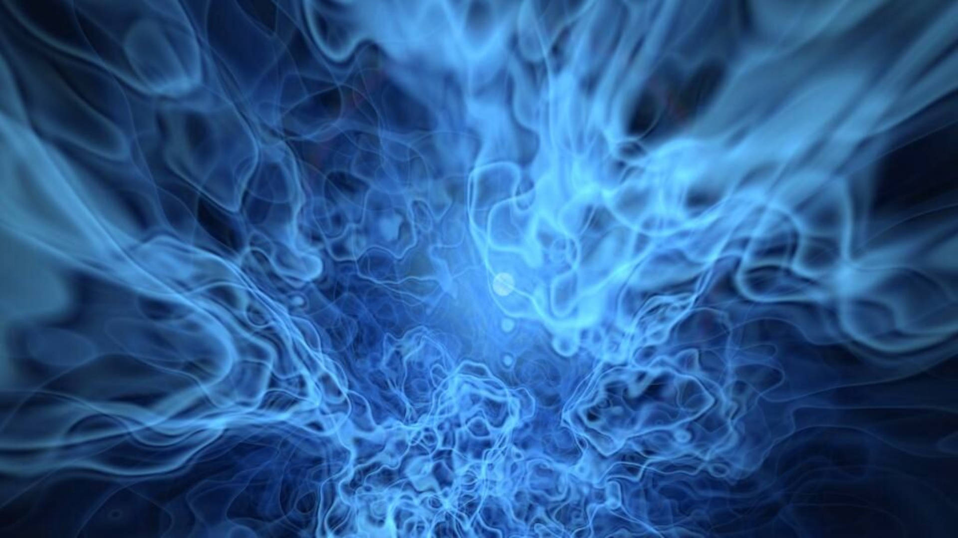 Blue Flames, vibrant blue energy, swirling patterns, Full HD Desktop Wallpaper