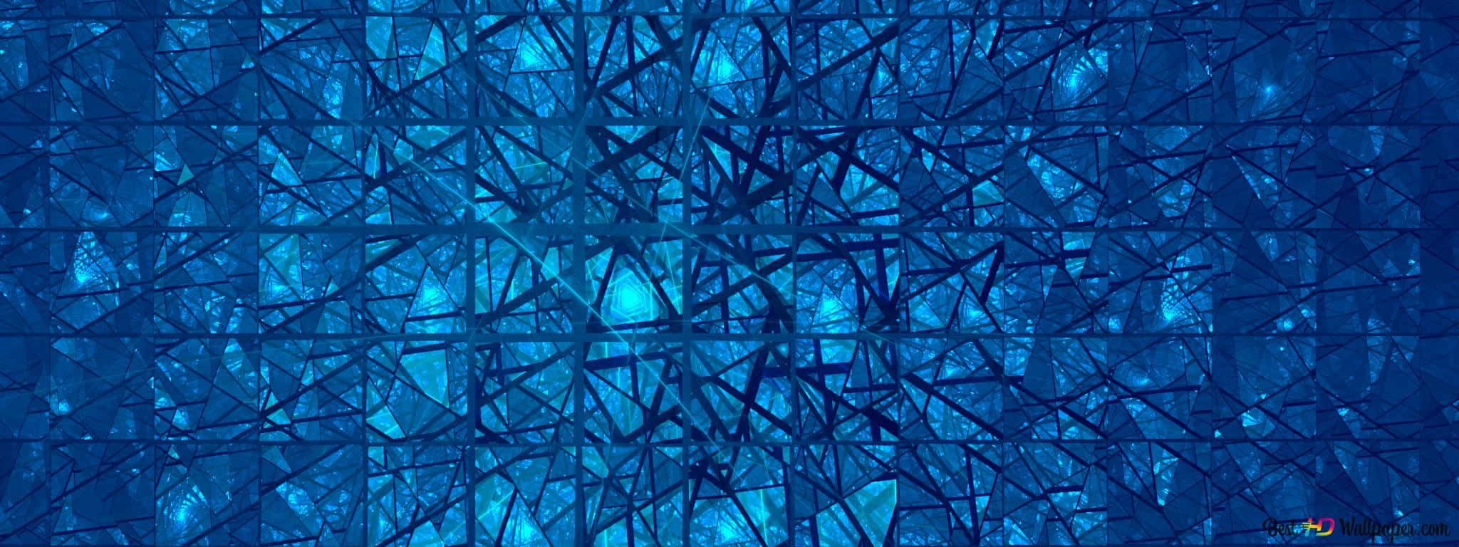 blue geometric, bright blue geometric shape, white background, Full HD Desktop Wallpaper